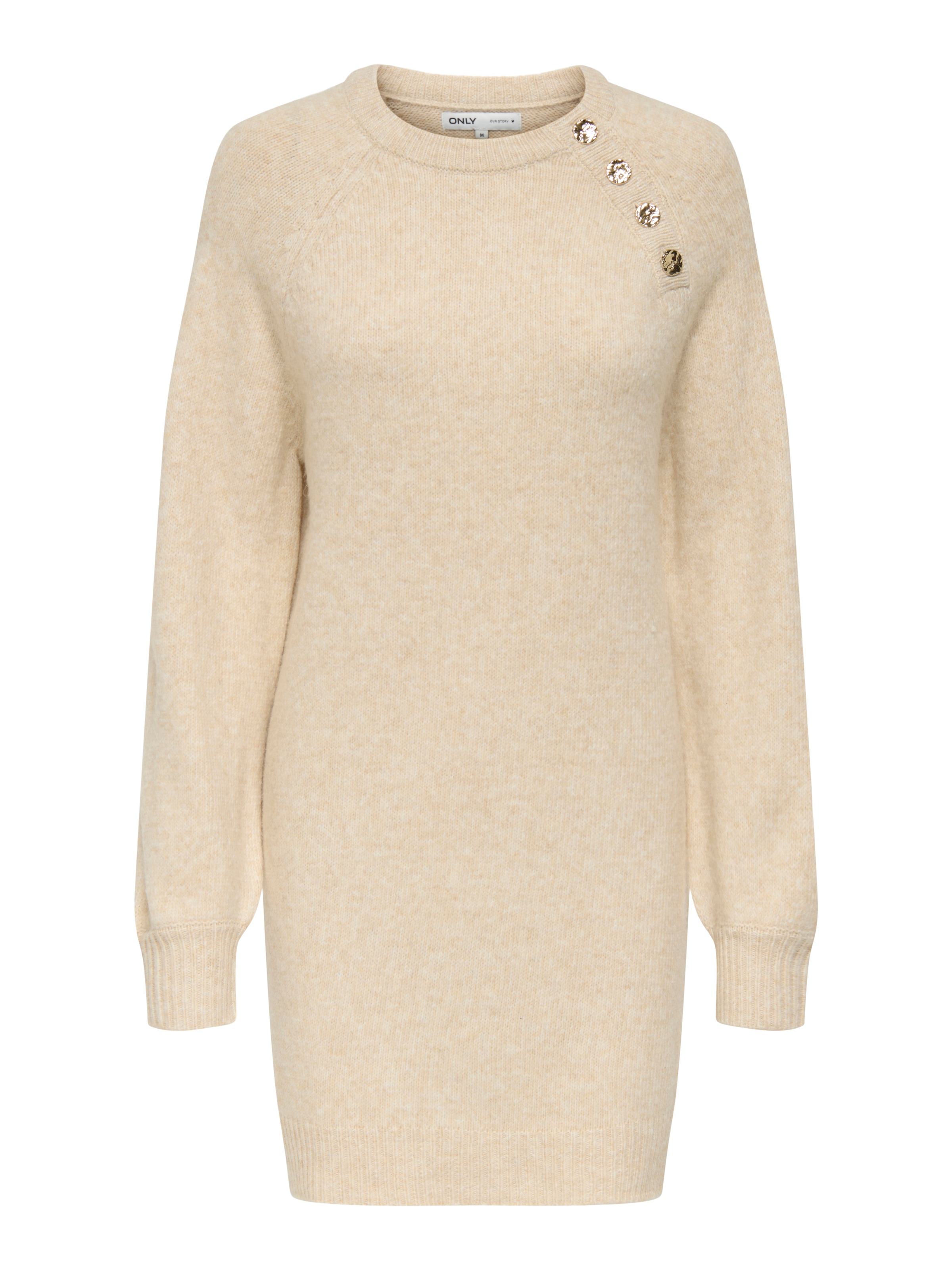 ONLY Midikleid »ONLEMMA LIFE LS BUTTON ONEC DRESS CC KNT«, Sommerkleid