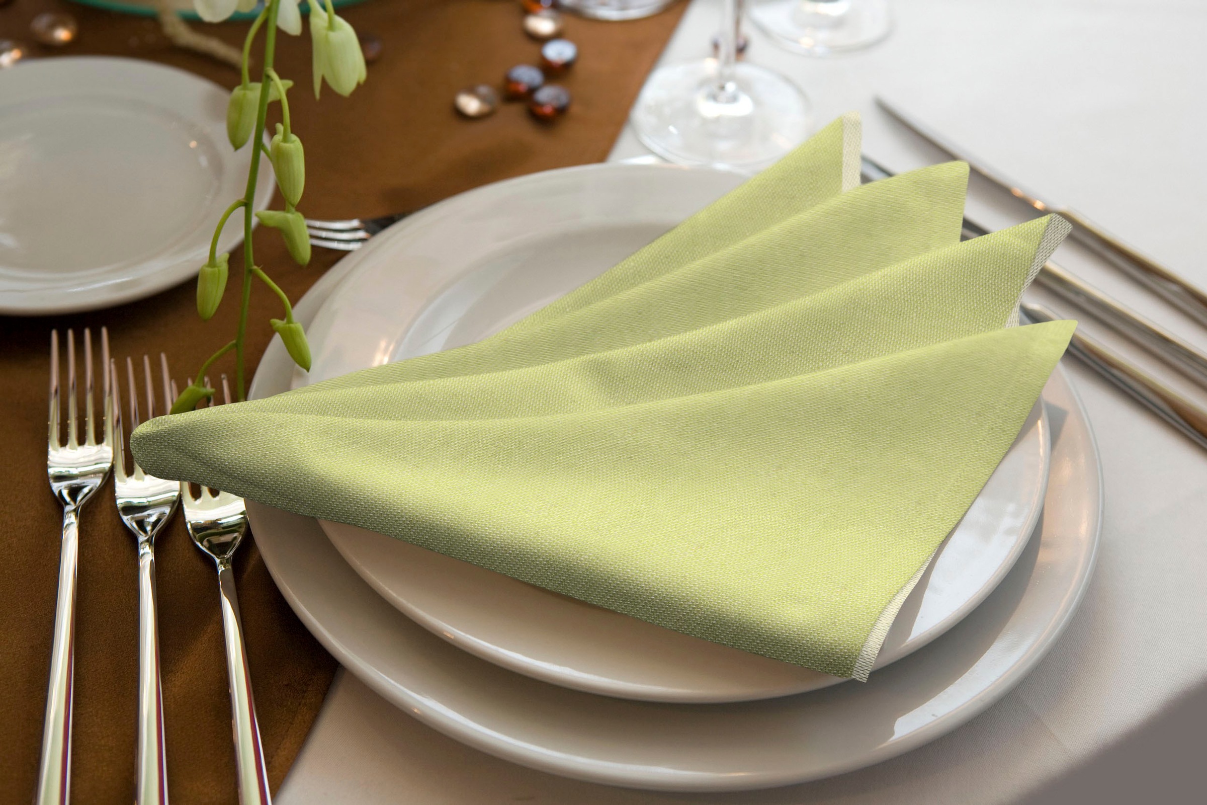 Adam Stoffserviette »Uni Light Collection«, (4 St.)