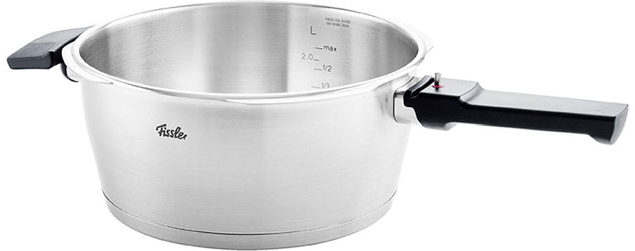 Fissler Schnellkochtopf »Vitavit® Premium«, Edelstahl 18/10, (Set, 2 tlg., Schnellkochtopf 8,0 l + Schnellbratpfanne 4,0 l + Zusatzdeckel), Premium Qualität – Made in Germany