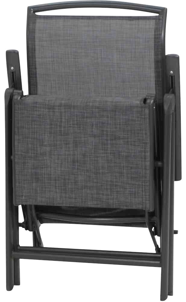 Siena Garden Gartensessel »Livorno SET 4x Relax anthrazit«, (Set, 4 St.)
