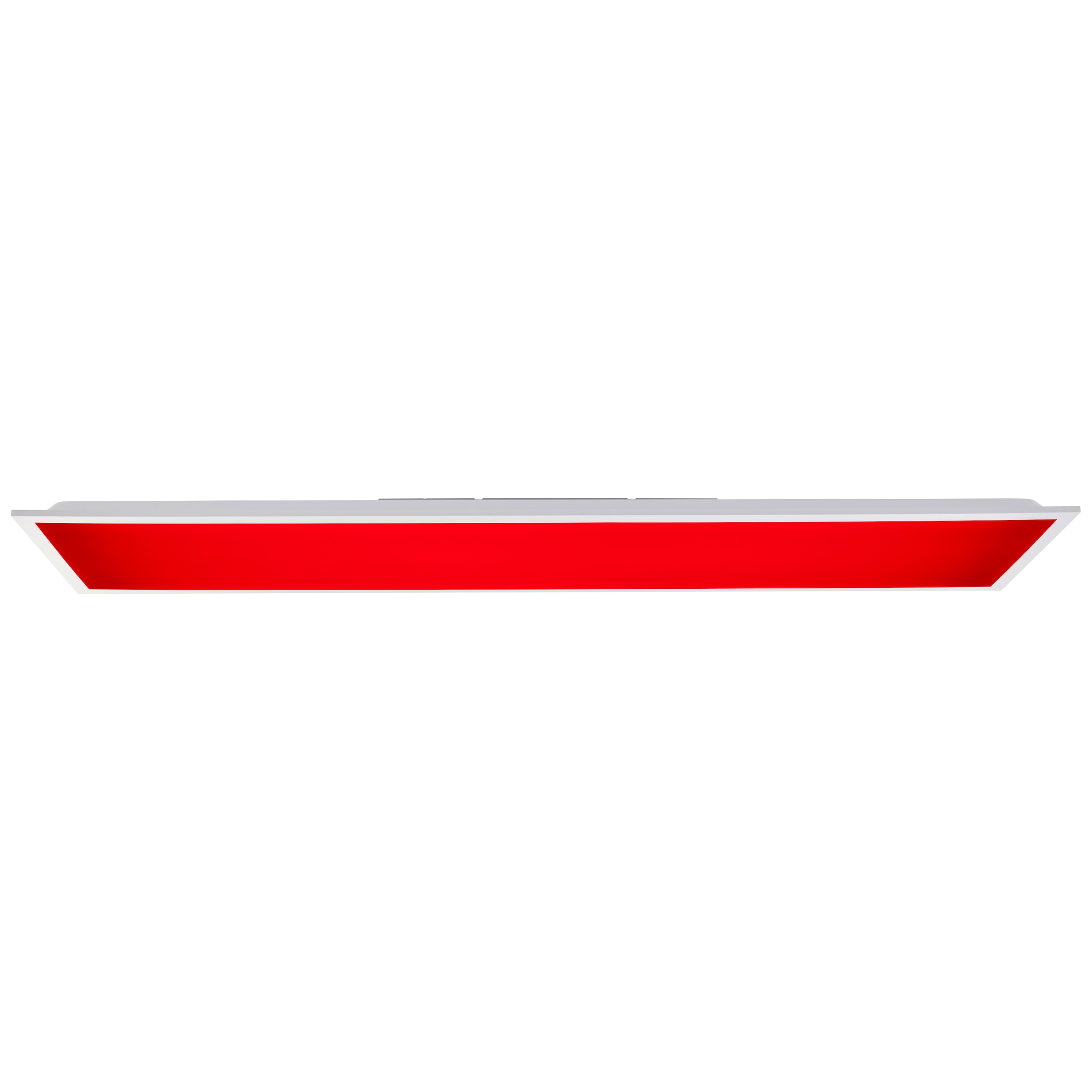 Brilliant LED Deckenleuchte »Briston«, Aufbaupaneel, 120 x 30 cm, 3700 lm, 3000-6500 K, dimmbar, IC-RGB, weiß