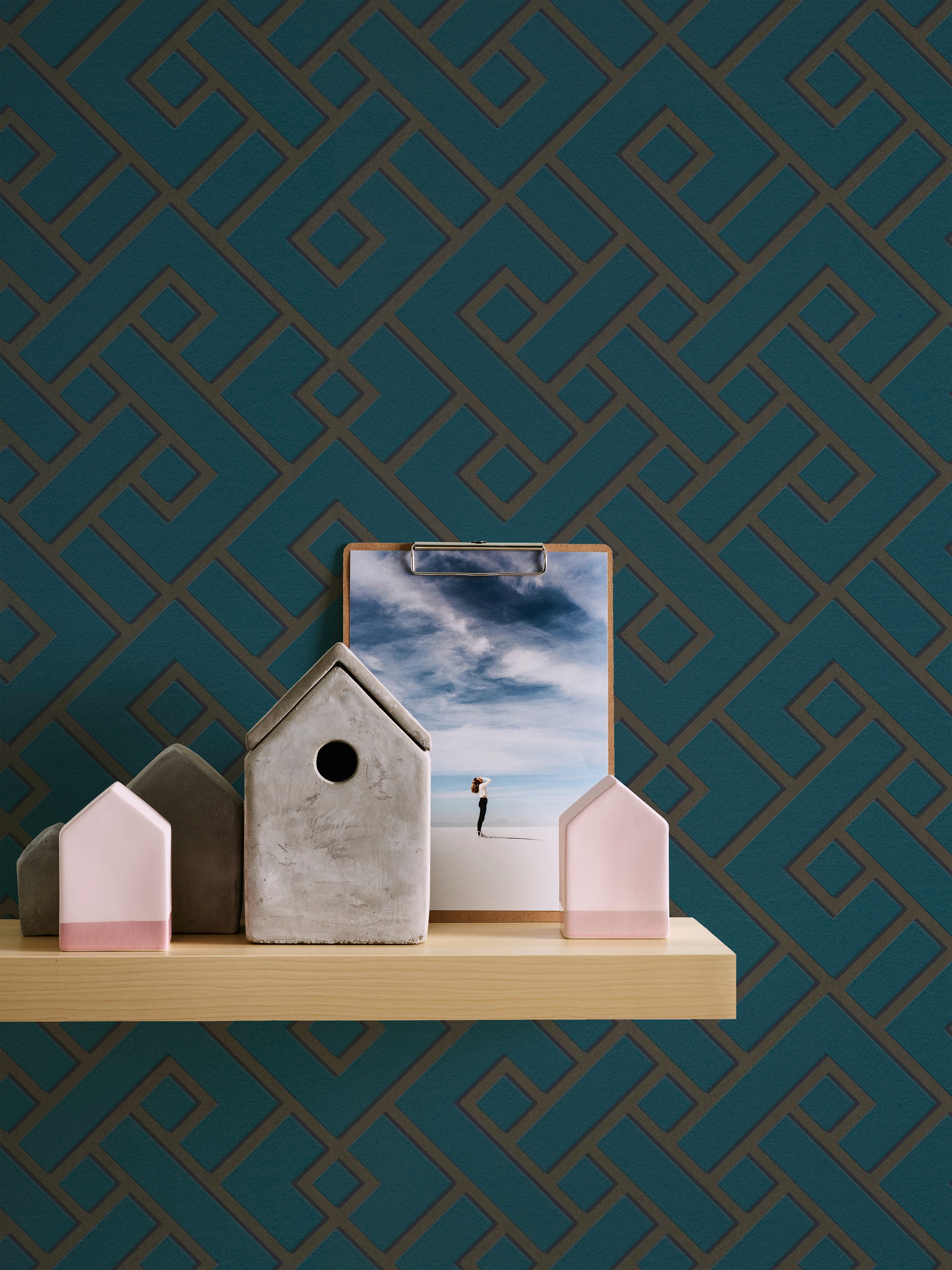METROPOLIS BY MICHALSKY LIVING Vliestapete »Change is good, Magic Meander«, geometrisch-grafisch-Motiv, Designertapete Tapete Geometrisch Tapeten Wohnzimmer Schlafzimmer Flur