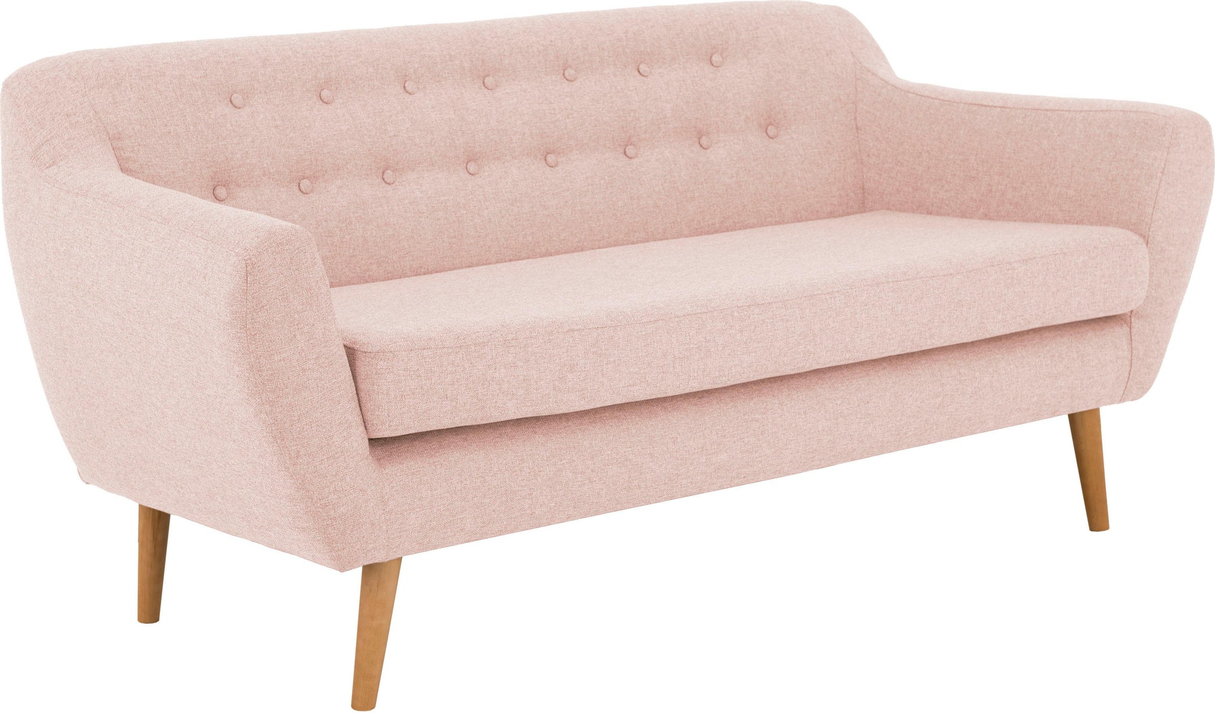 Home affaire 3-Sitzer »Renne« mit Heftung im Rücken im skandinavischem Stil günstig online kaufen