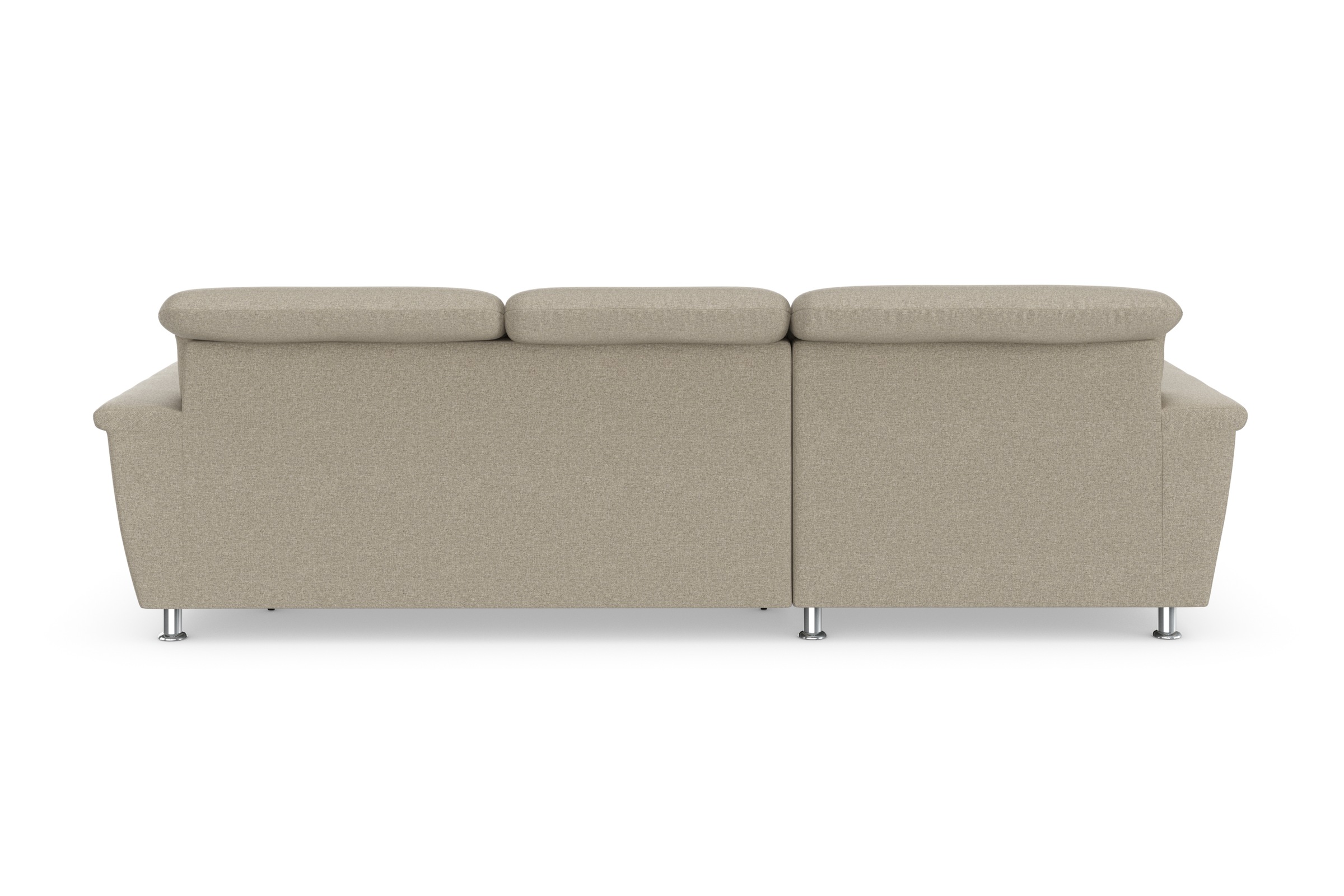 DOMO collection Ecksofa Franzi, wahlweise mit Bettfunktion, Bettkasten und Kopfteilverstellung