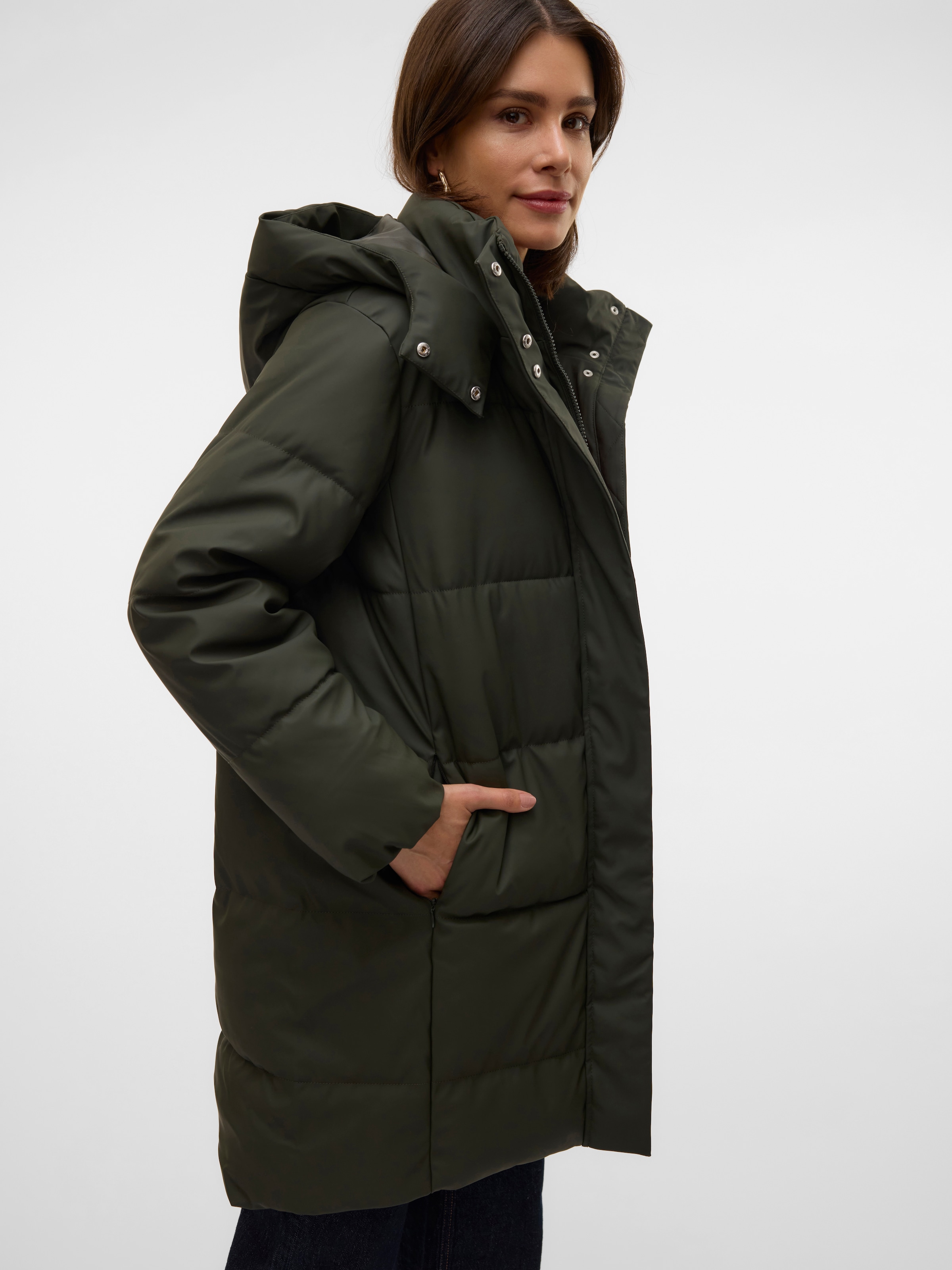 Vero Moda Steppmantel »VMGRETAKYLIE COATED COAT NOOS«