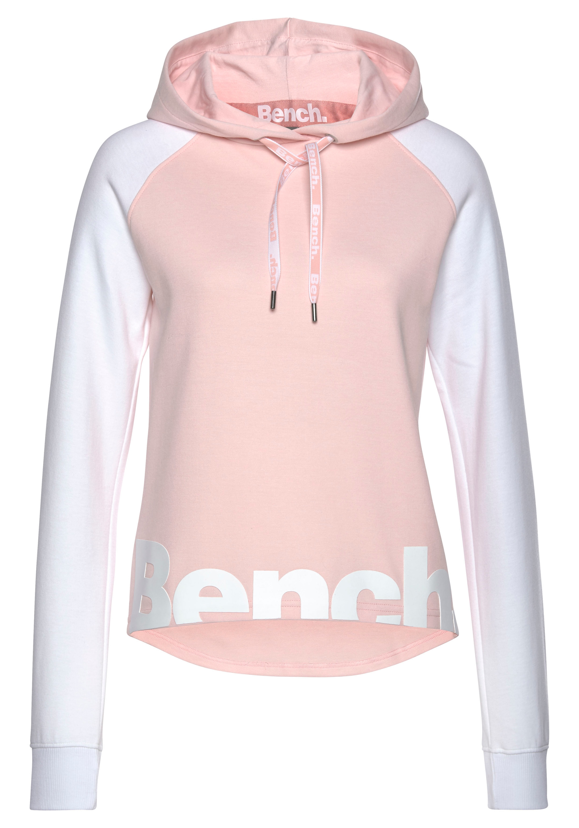 Bench. Loungewear Kapuzensweatshirt, mit farblich Loungeanzug, abgesetzten online Logodruck, Ärmeln und Hoodie kaufen