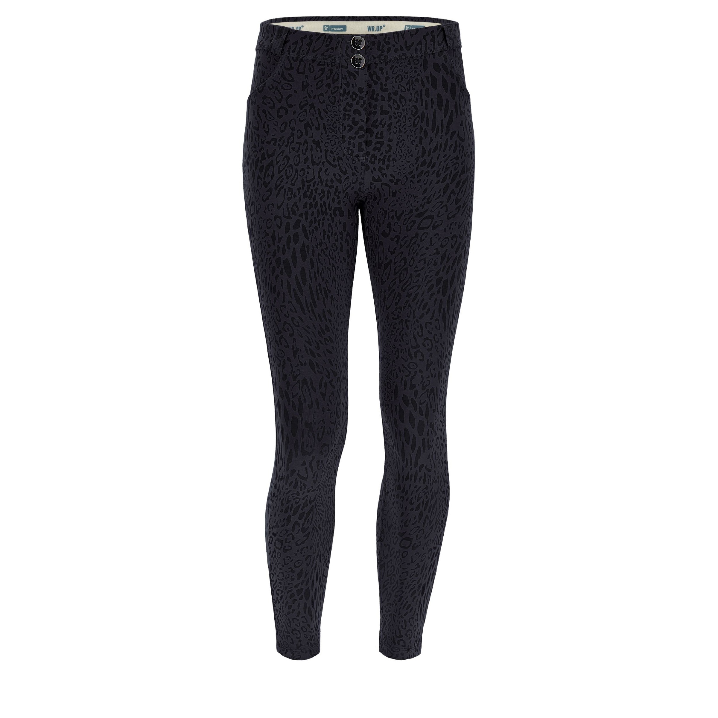 Freddy 7/8-Hose »WRUP REGULAR HIGH SUPERSKINNY 7/8«  mit trendy Leo-Muster und Push-up Effekt