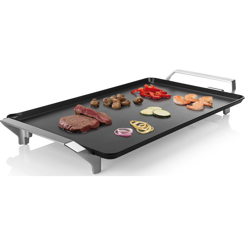 PRINCESS Tischgrill »Table Chef Premium XXL 103120« 2500 W Teppanyaki Grillplatte 60x35 cm, inkl. 4x Holzspatel schwarz...