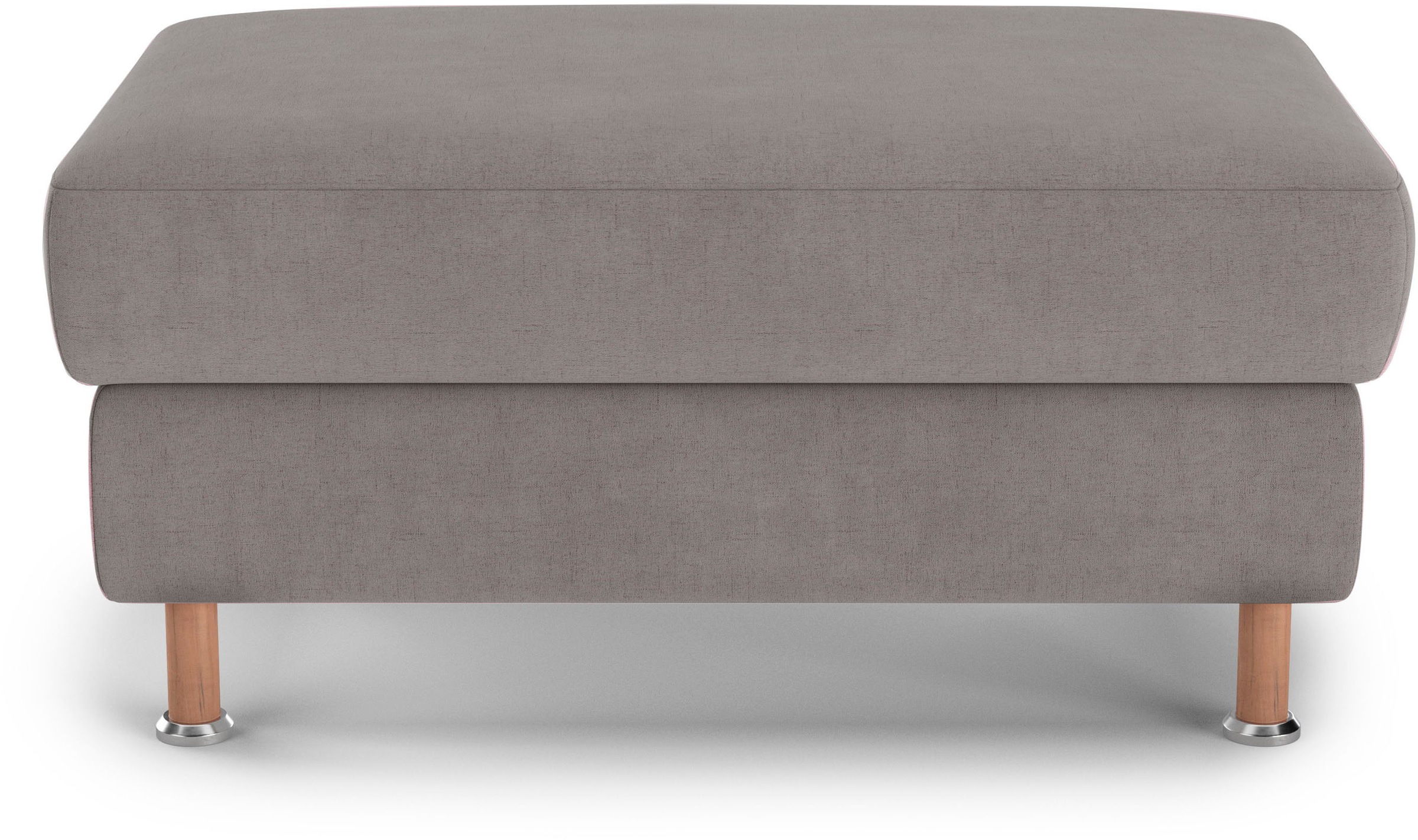 Home affaire Polsterhocker »Calypso« Holzfuesse mit Metallteller