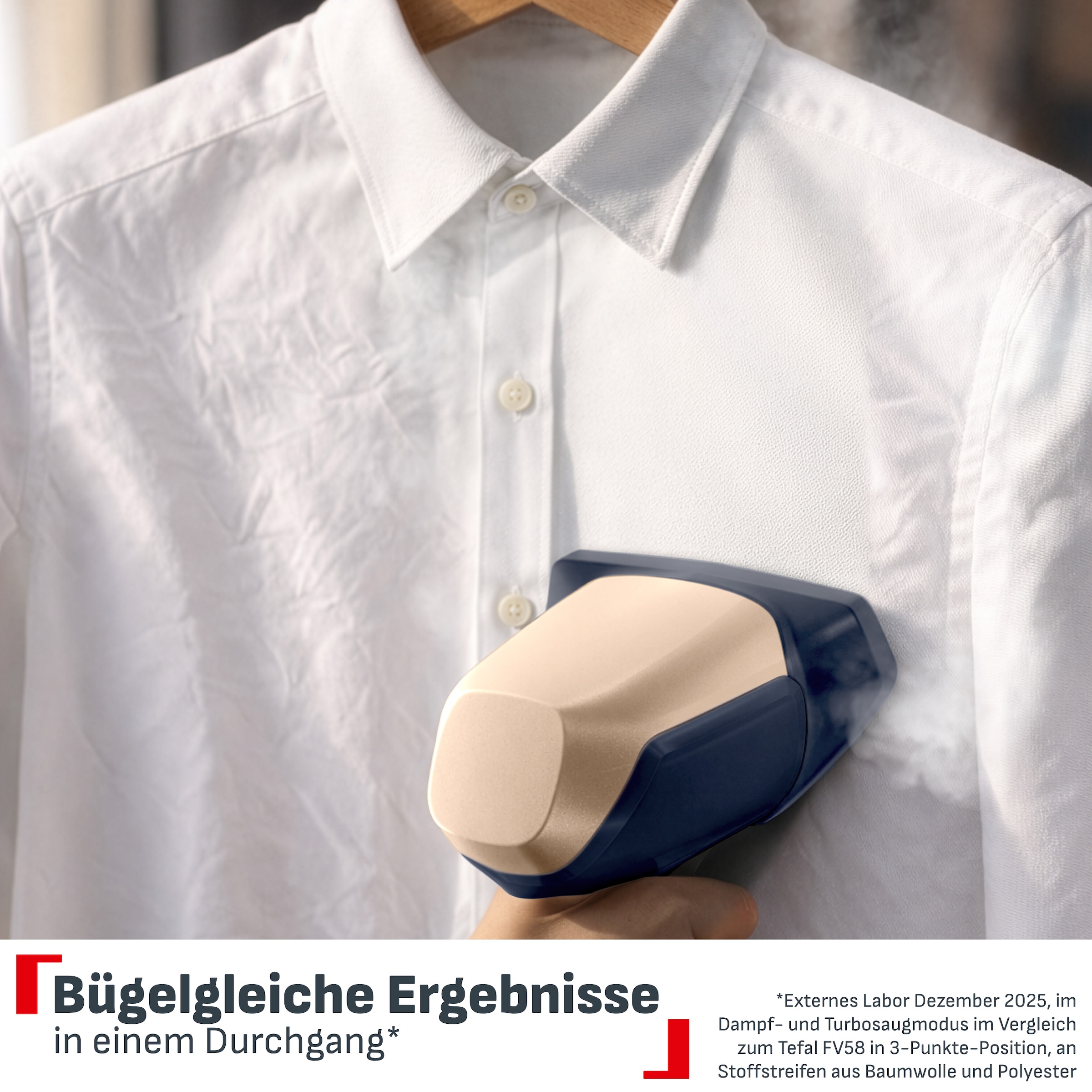 Tefal Dampfglätter »AeroSteam Elite 620« 1400 W mit Ansaugtechnologie, abnehmbarer Wassertank, beheizte Bügelsohle