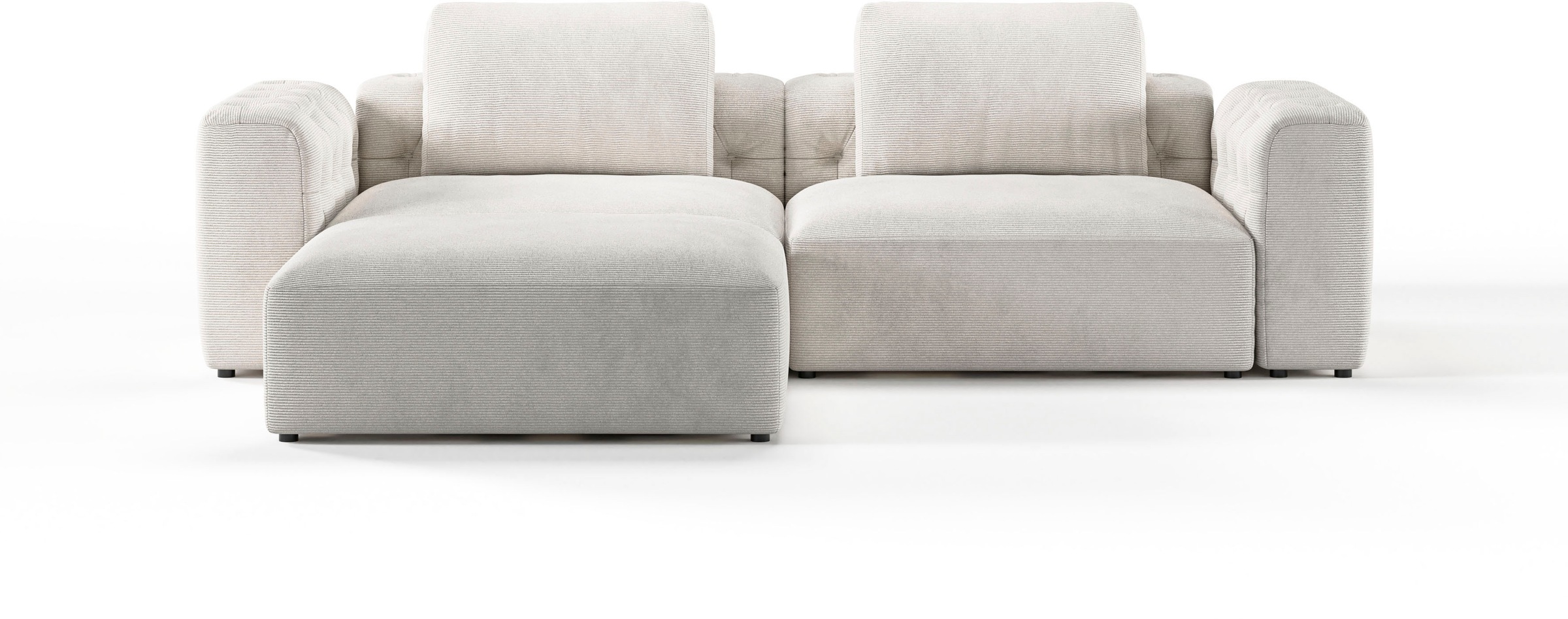 RAUM.ID Ecksofa »Cushid L-Form«, Modulset, bestehend aus 3 Teilen günstig online kaufen