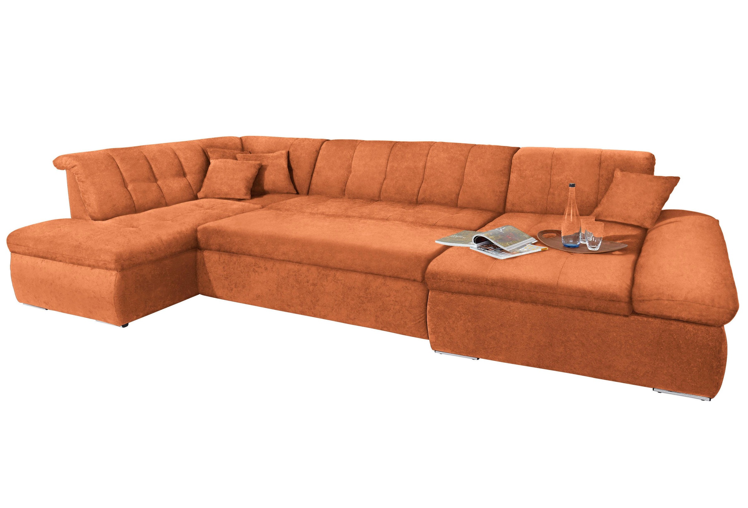 DOMO collection Wohnlandschaft "NMoric im XXL-Format, B/T/H: 353/216/80 cm, günstig online kaufen