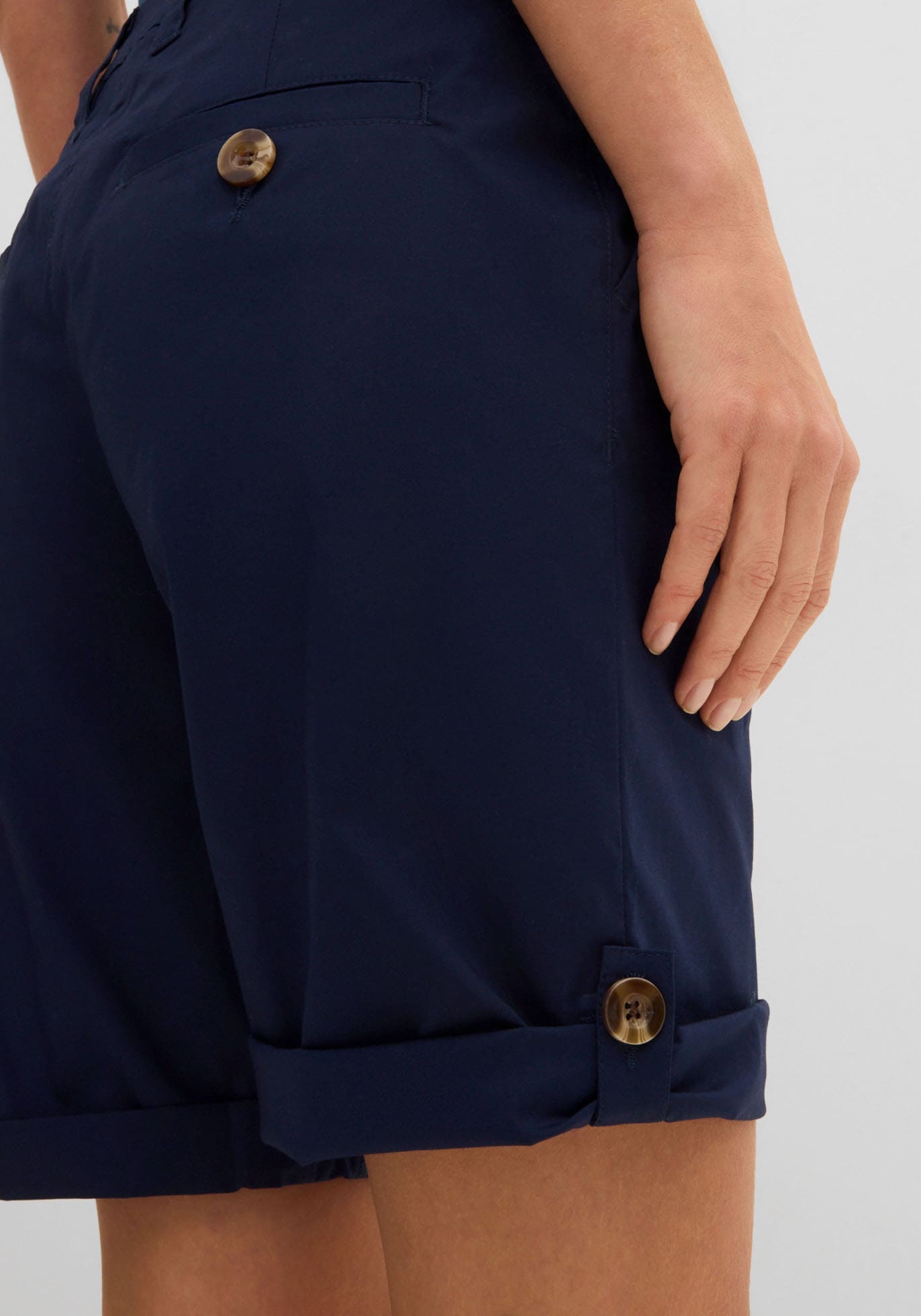 bonprix Bermudas »Stretch Bermuda«  mit krempelbaren Beinen, Regular Fit