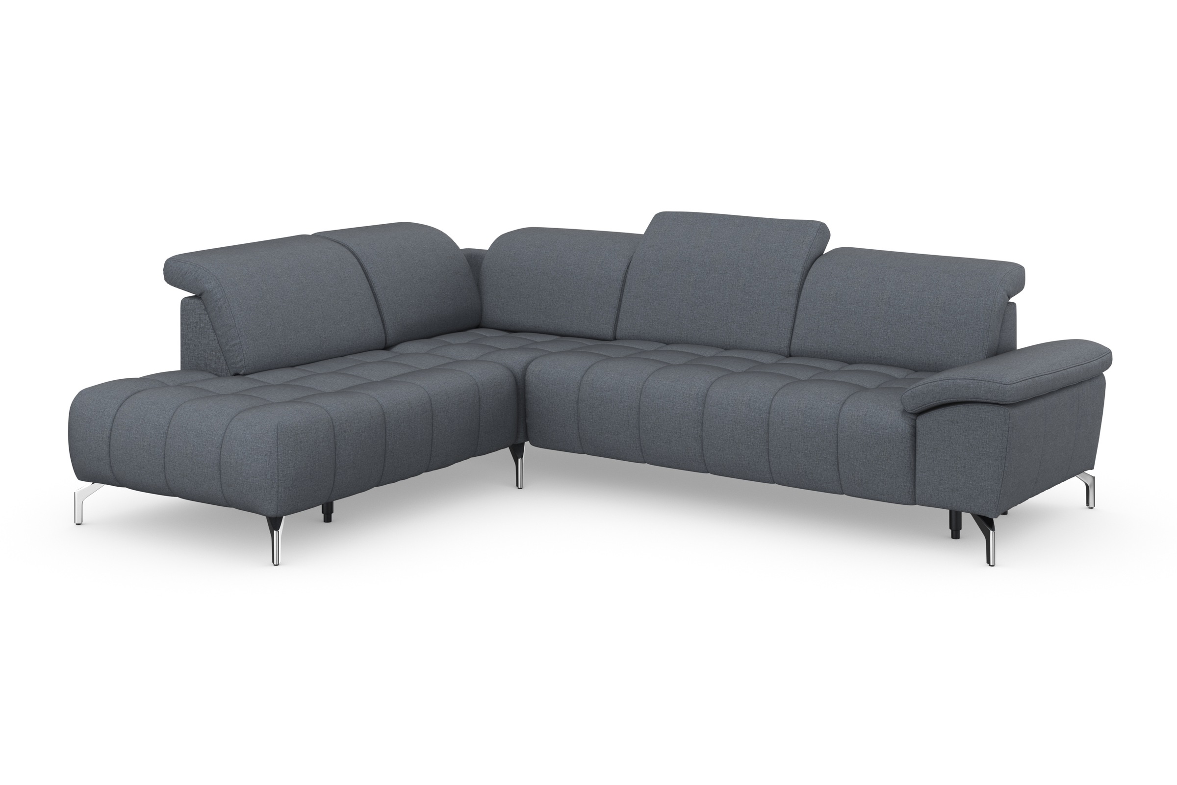 sit&more Ecksofa »Cool L-Form«, wahlweise mit Kopfteilverstellung und Vorziehsitz, motorisch