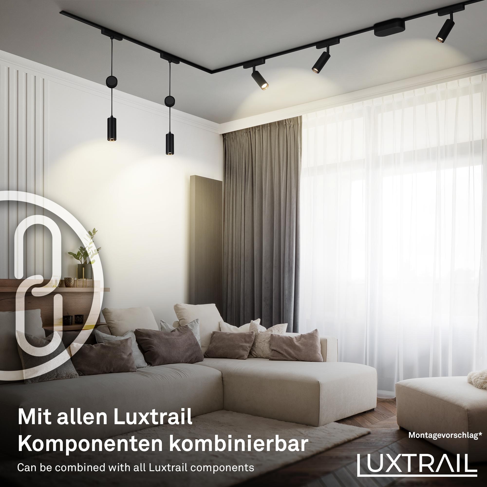 Briloner Leuchten LED Deckenleuchte »LUXTRAIL 8035065«