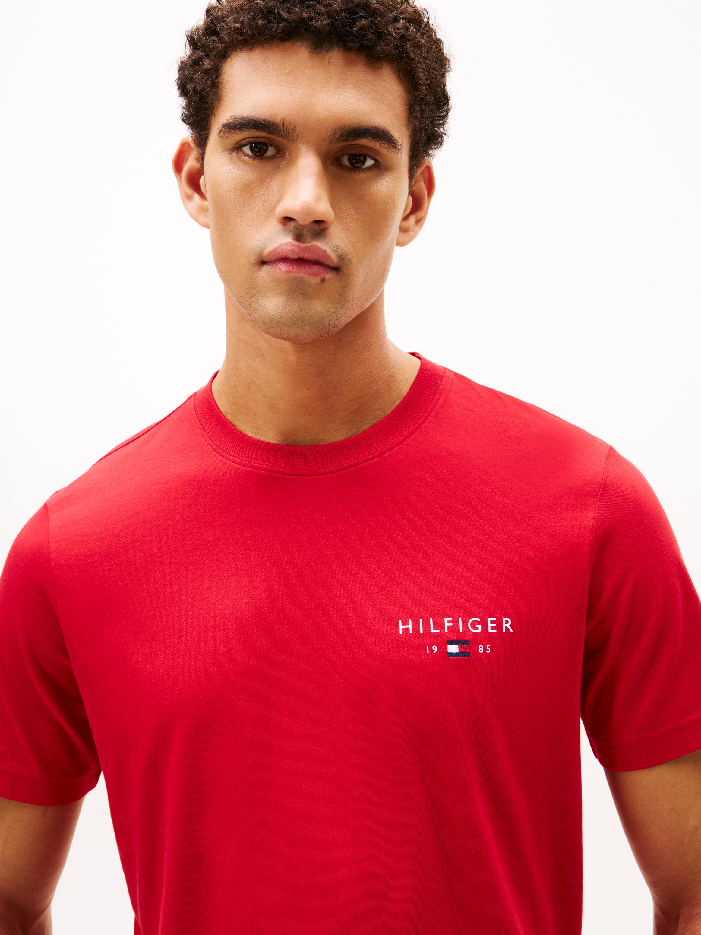 Tommy Hilfiger T-Shirt »BRAND LOVE SMALL HILFIGER« normale Passform, Rundhals, aus Jersey