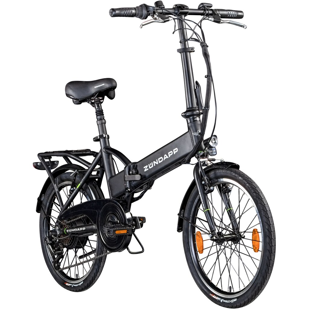 Zündapp E-Bike »Z101«, 6 Gang, Shimano, Tourney RD-TY300, Heckmotor 250 W