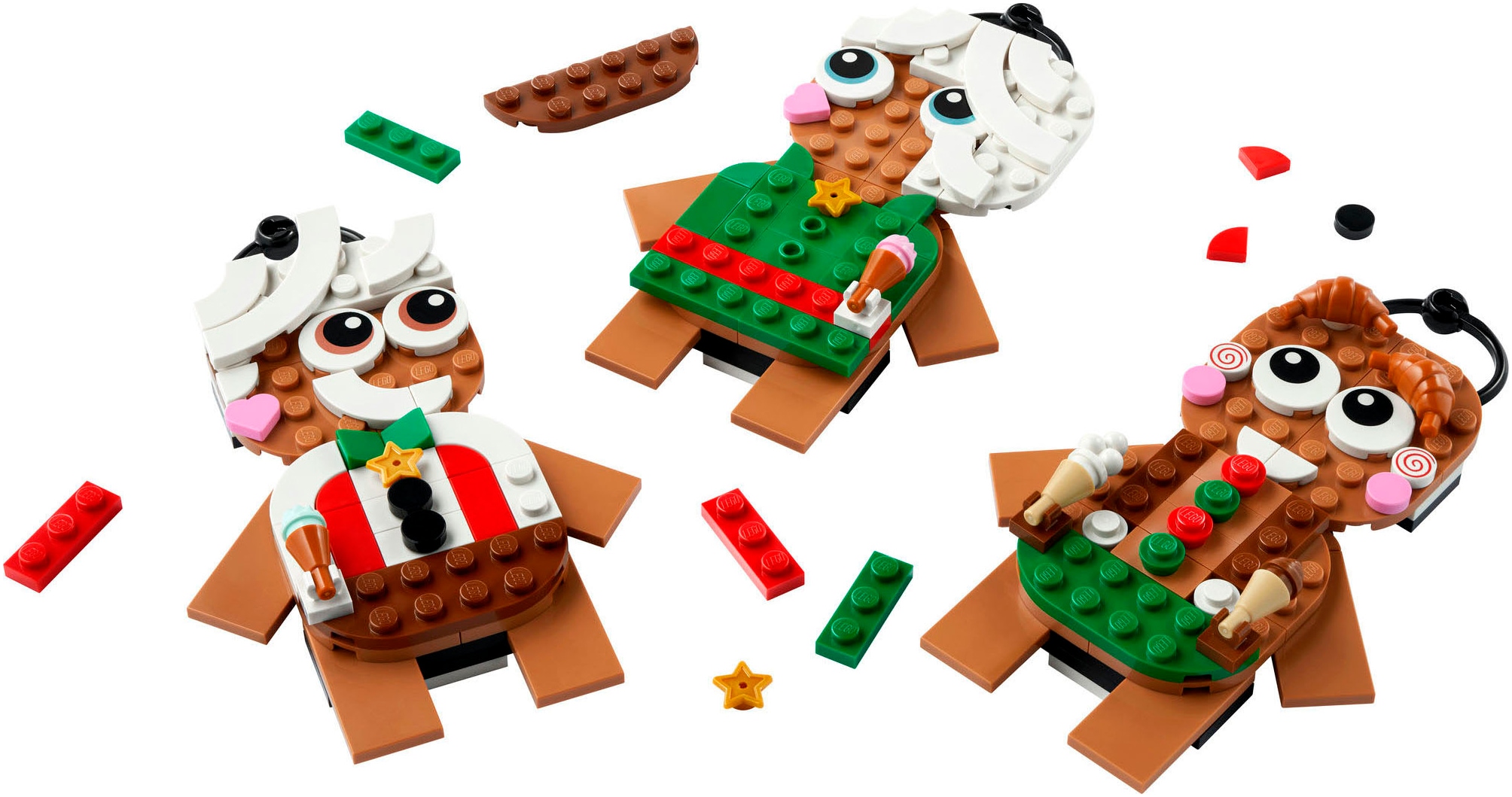 LEGO® Konstruktionsspielsteine »Lebkuchenmännchen (40642), LEGO Iconic«, (190 St.), Made in Europe