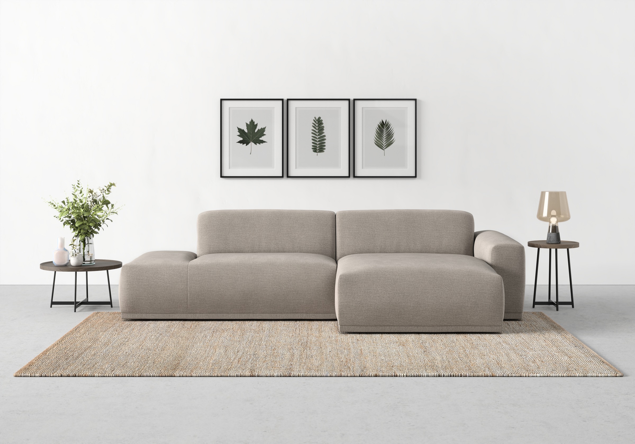 TRENDMANUFAKTUR Ecksofa »Braga, mit hochwertigem Kaltschaum, L-Form, in Cor günstig online kaufen