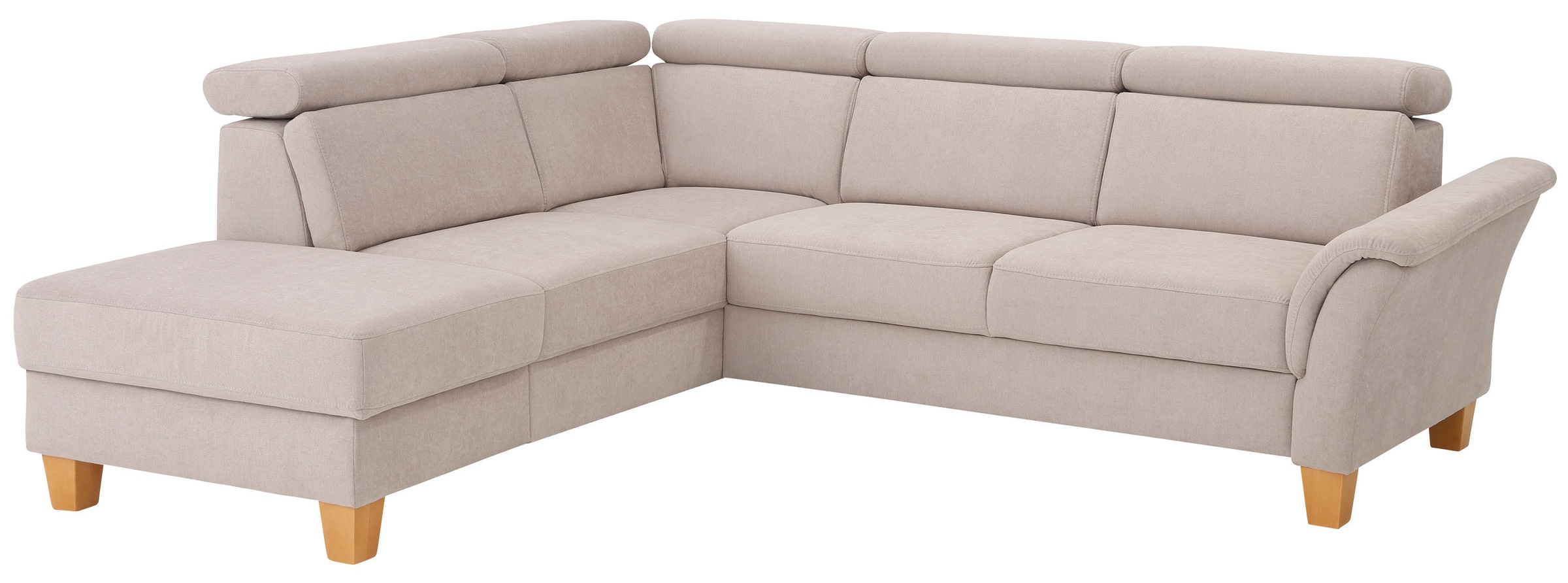 Home affaire Ecksofa »Conville L-Form«, Federkern, wahlweise mit Bettfunktion und Bettkasten bzw. Stauraum