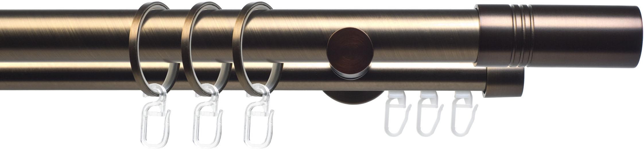 Liedeco Gardinenstange »CELZYLIN02SG2L« Ø 25 mm 2 läufig-läufig Fixmaß 2-lä günstig online kaufen