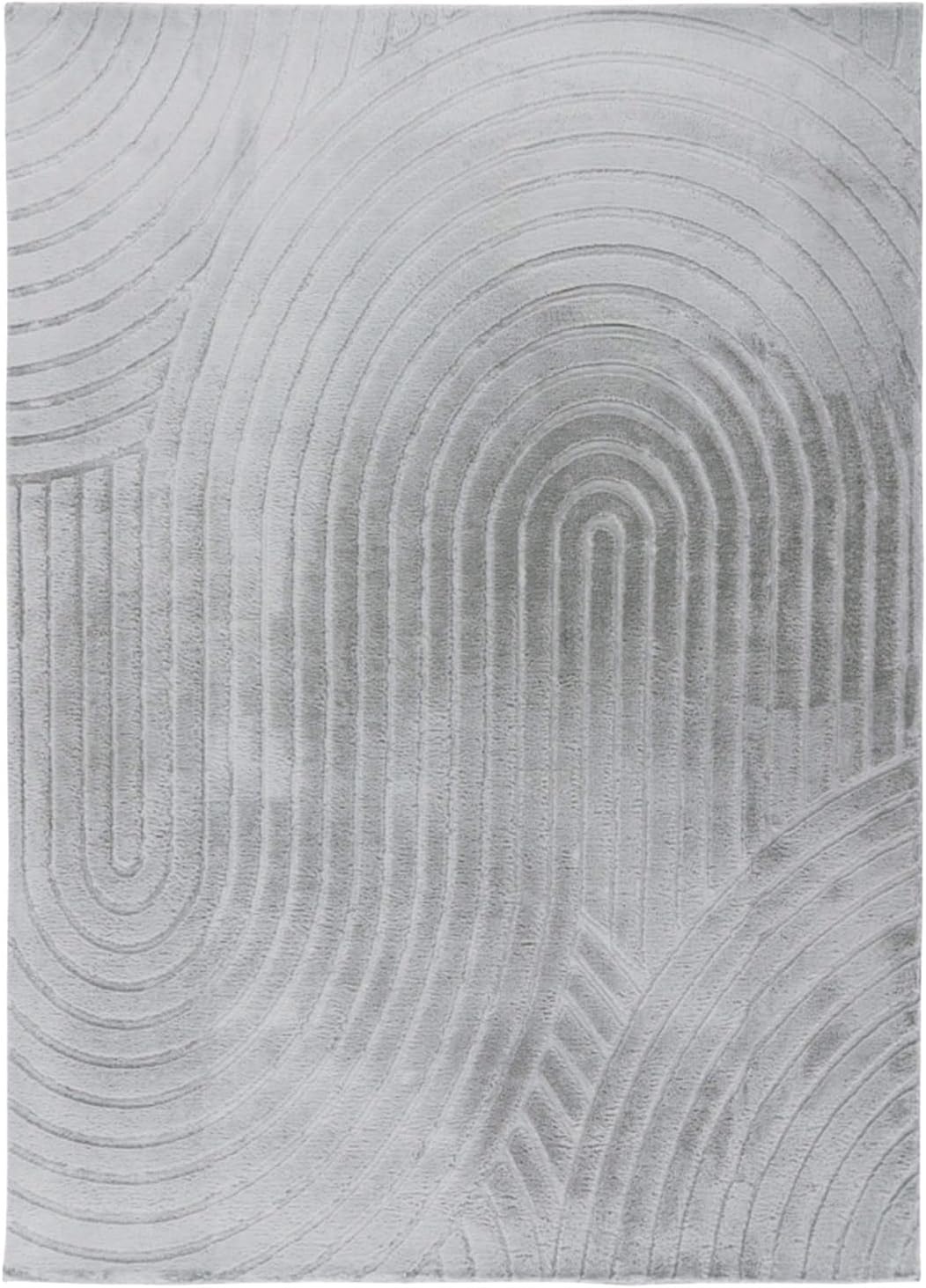 Carpet City Teppich »WAVES 501« rechteckig 12 mm Höhe Kurzflor, Hochtief-Mu günstig online kaufen