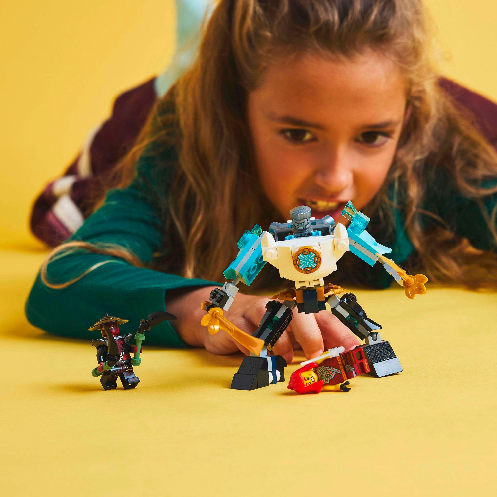 LEGO® Konstruktionsspielsteine »Zanes Action-Mech (71827), LEGO Ninjago«, (92 St.), Made in Europe