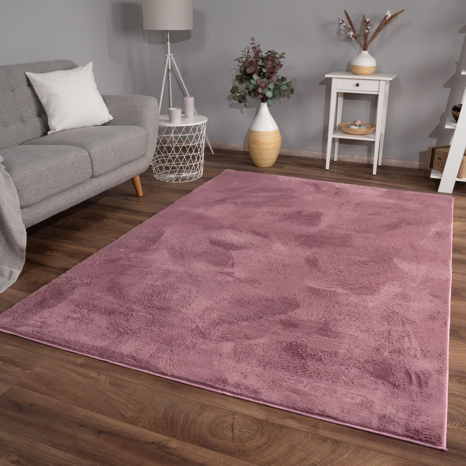 TT Home Teppich »Suave 600«, rechteckig, 14 mm Höhe, Wohnzimmer Hochflor Te günstig online kaufen