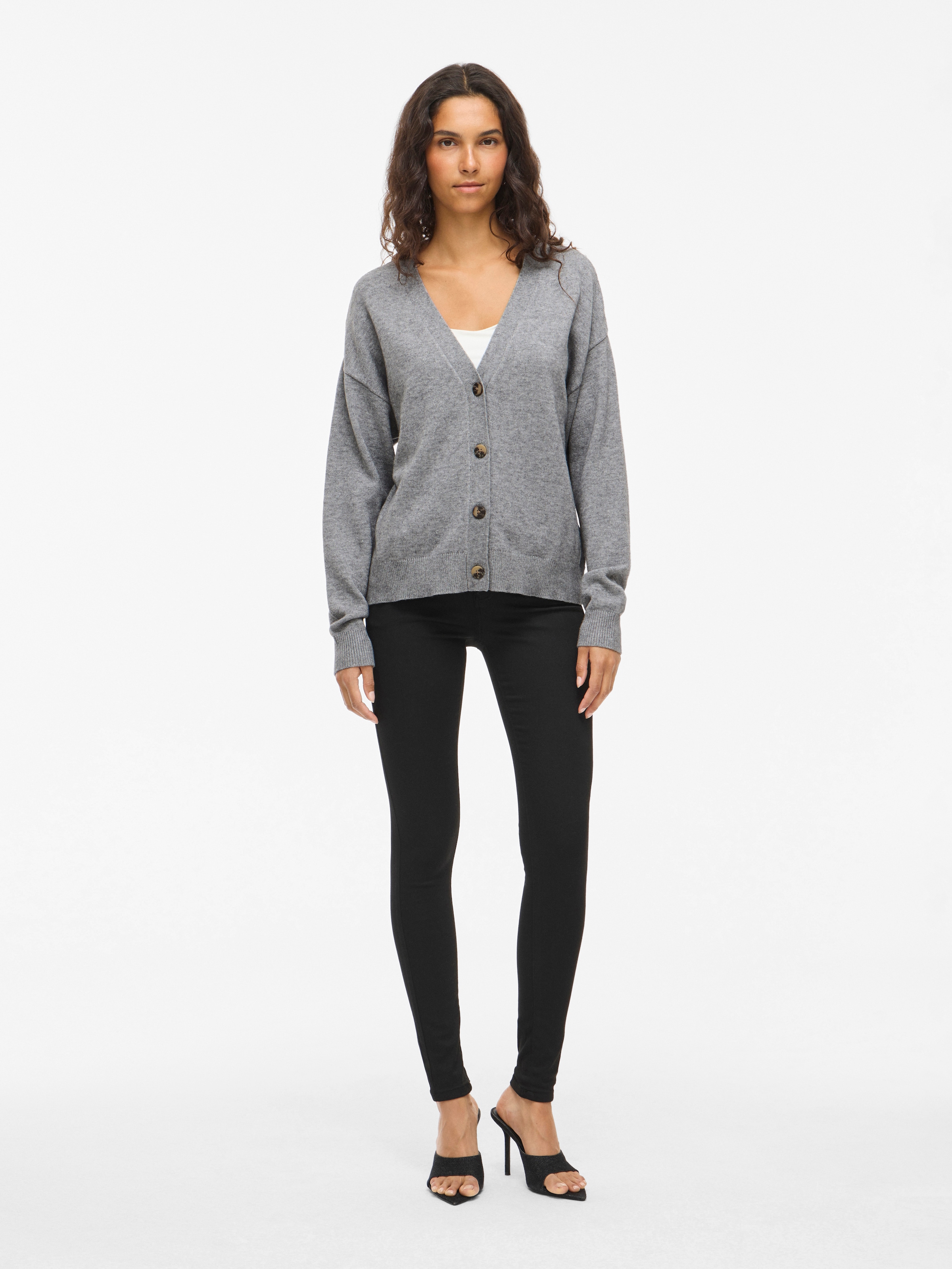 Vila Strickjacke »VIRIL V-NECK KNIT CARDIGAN - NOOS«