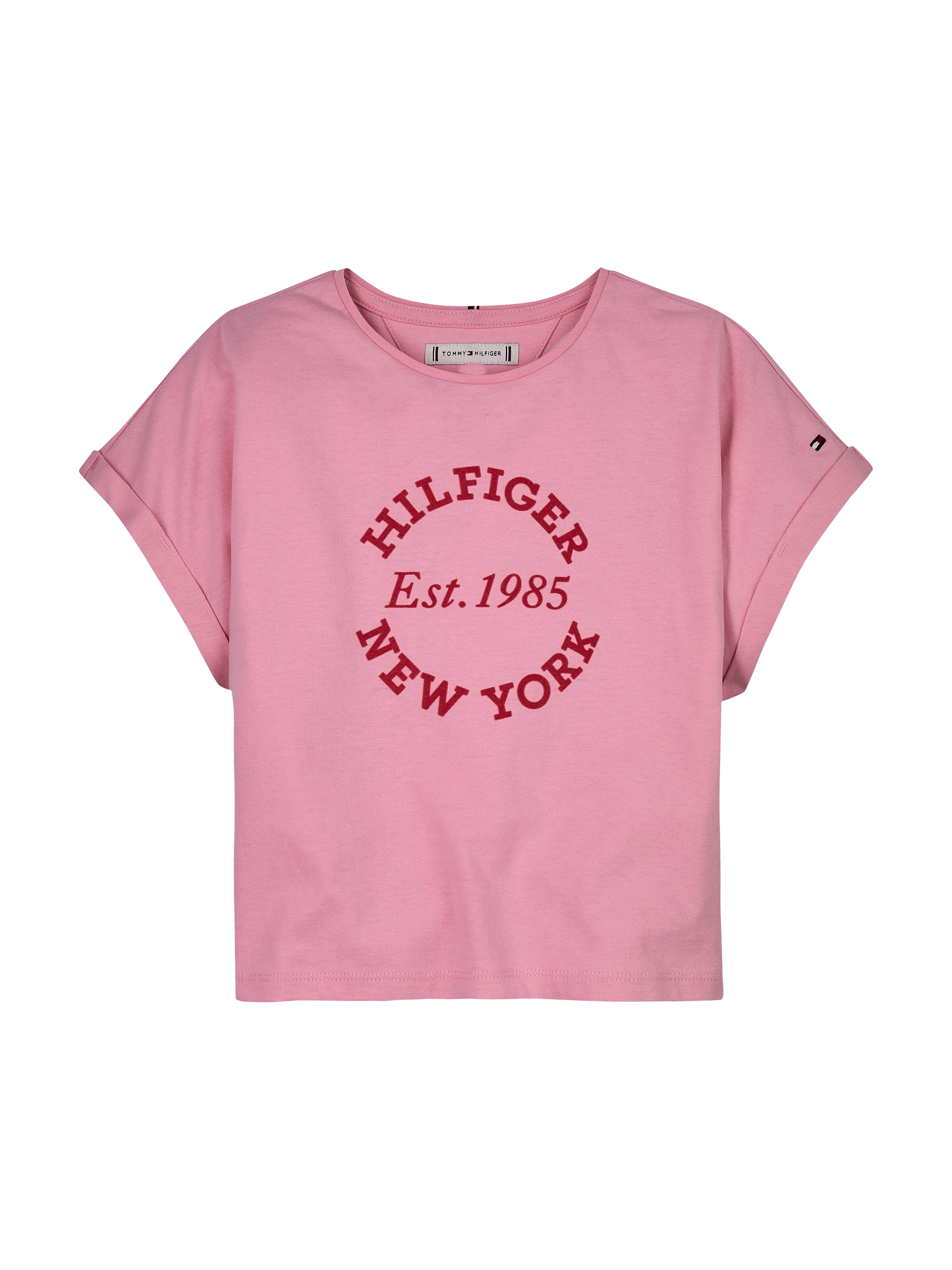 Tommy Hilfiger T-Shirt »HILFIGER NY REGULAR TEE SS«, mit Logodruck