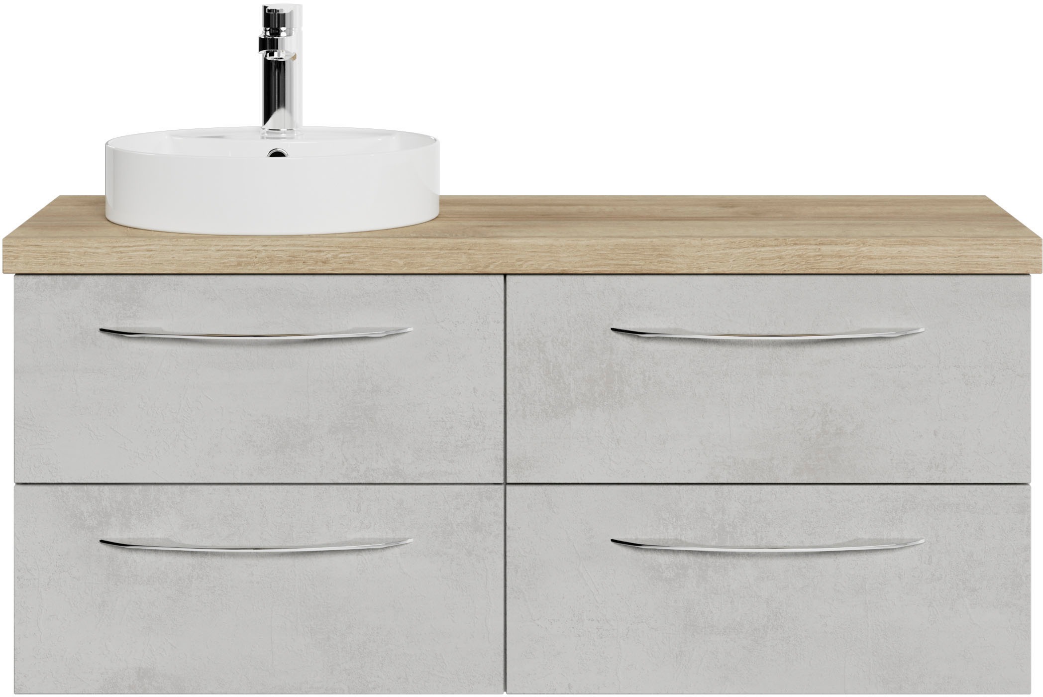 Saphir Waschtisch »Serie 4035«, 118 cm mit Keramik-Aufsatzbecken und Wascht günstig online kaufen