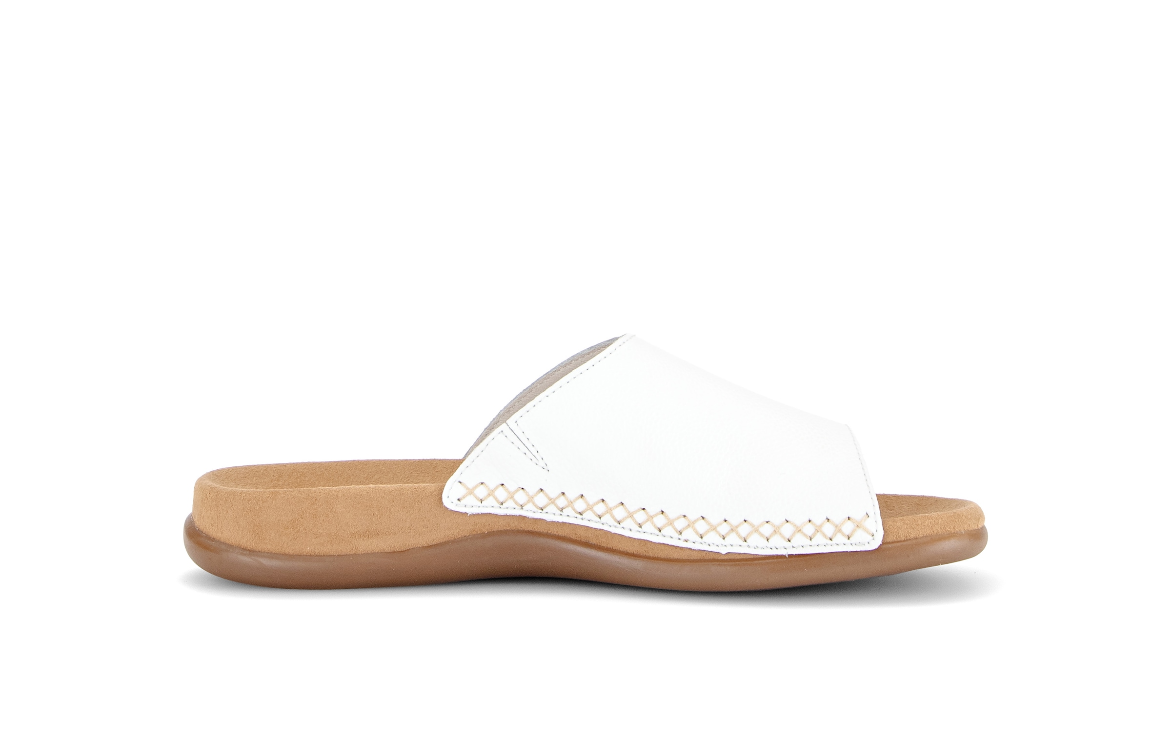 Gabor Pantolette  Sommerschuh, Schlüpfschuh mit Kontrastnähten