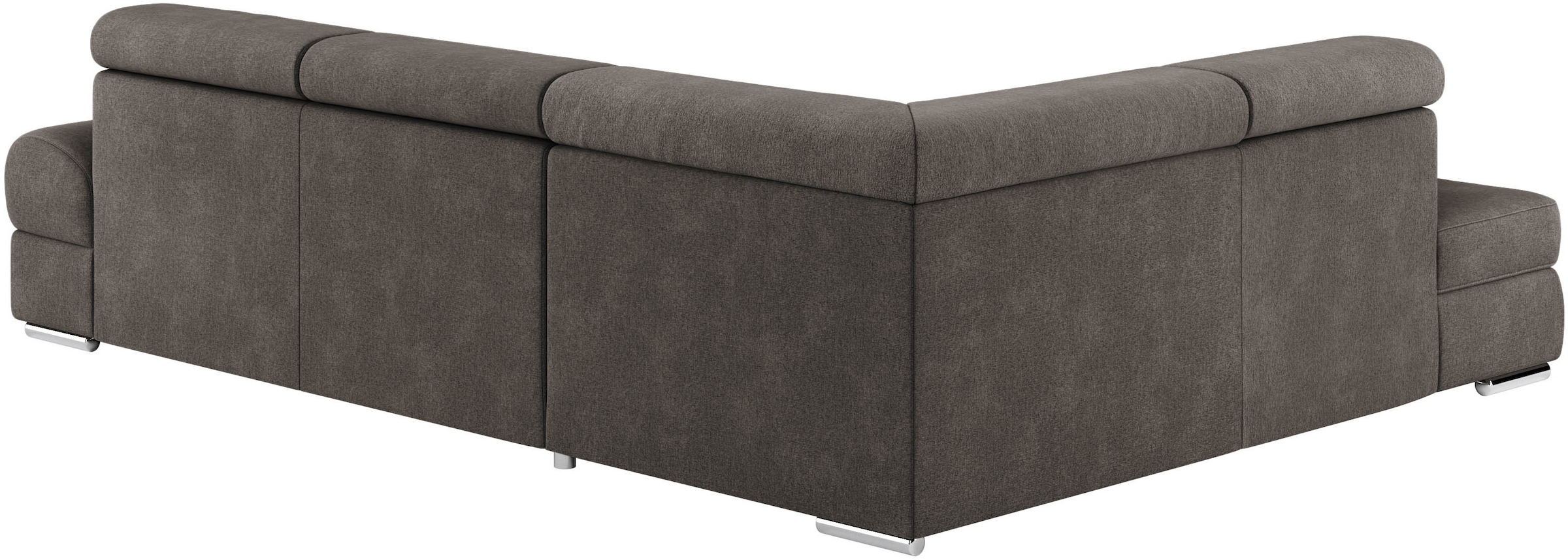 sit&more Ecksofa »Broadway L-Form«, mit verstellbaren Kopfteilen, wahlweise mit Bettfunktion