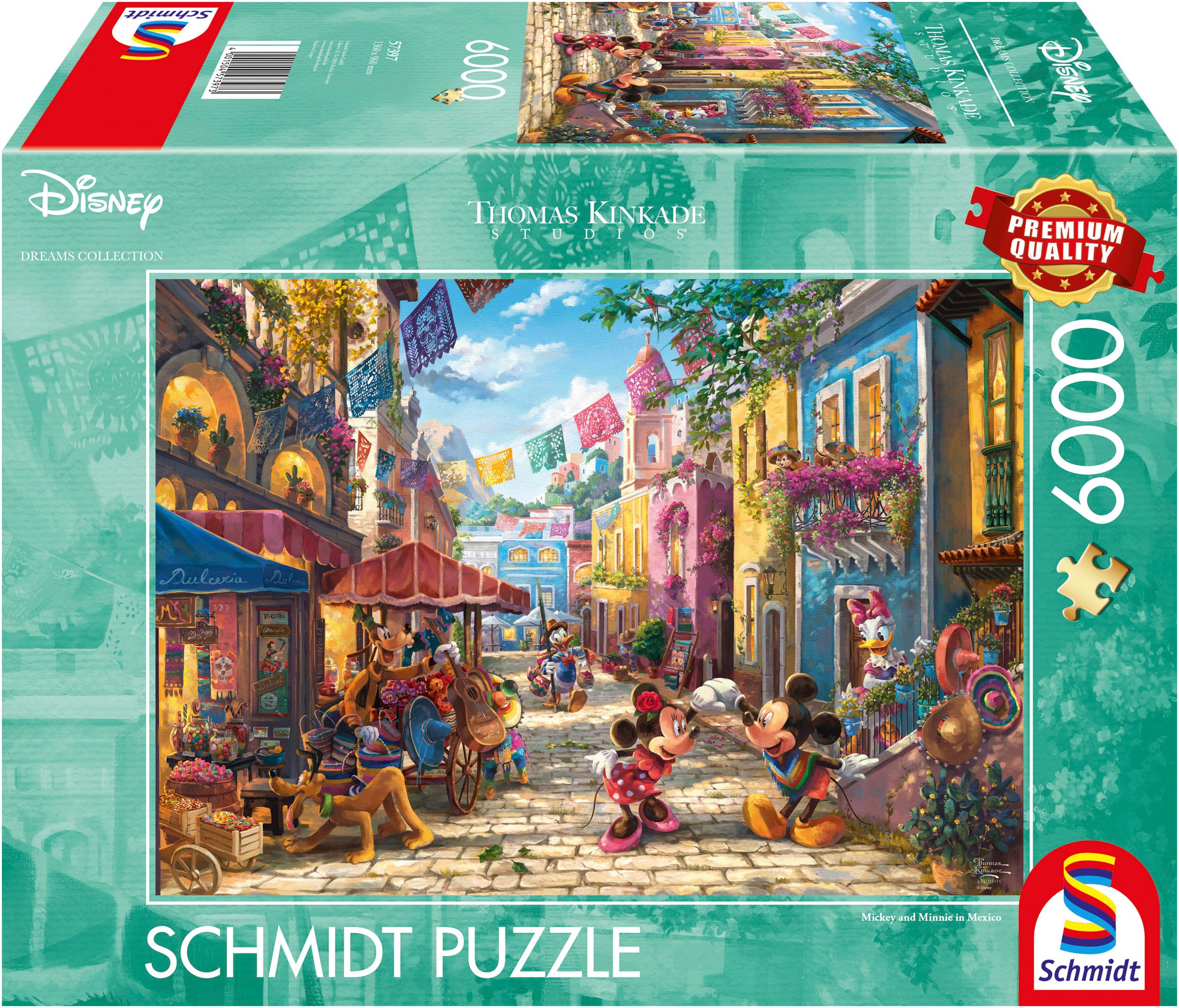 Puzzle »Disney, Mickey and Minnie in Mexico von Thomas Kinkade«, (6000 tlg.)