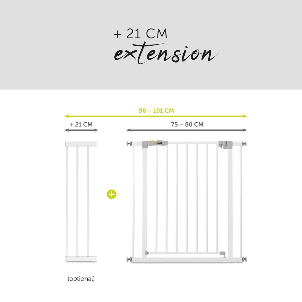Hauck Türschutzgitter »Stop N Safe 2, weiß«