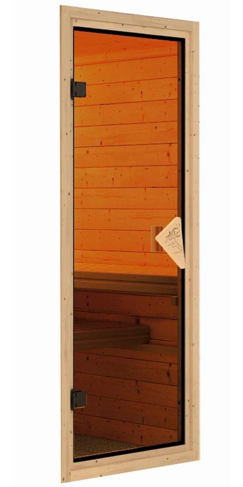 Karibu Sauna »Norin«, 9 KW-Ofen mit externer Steuerung