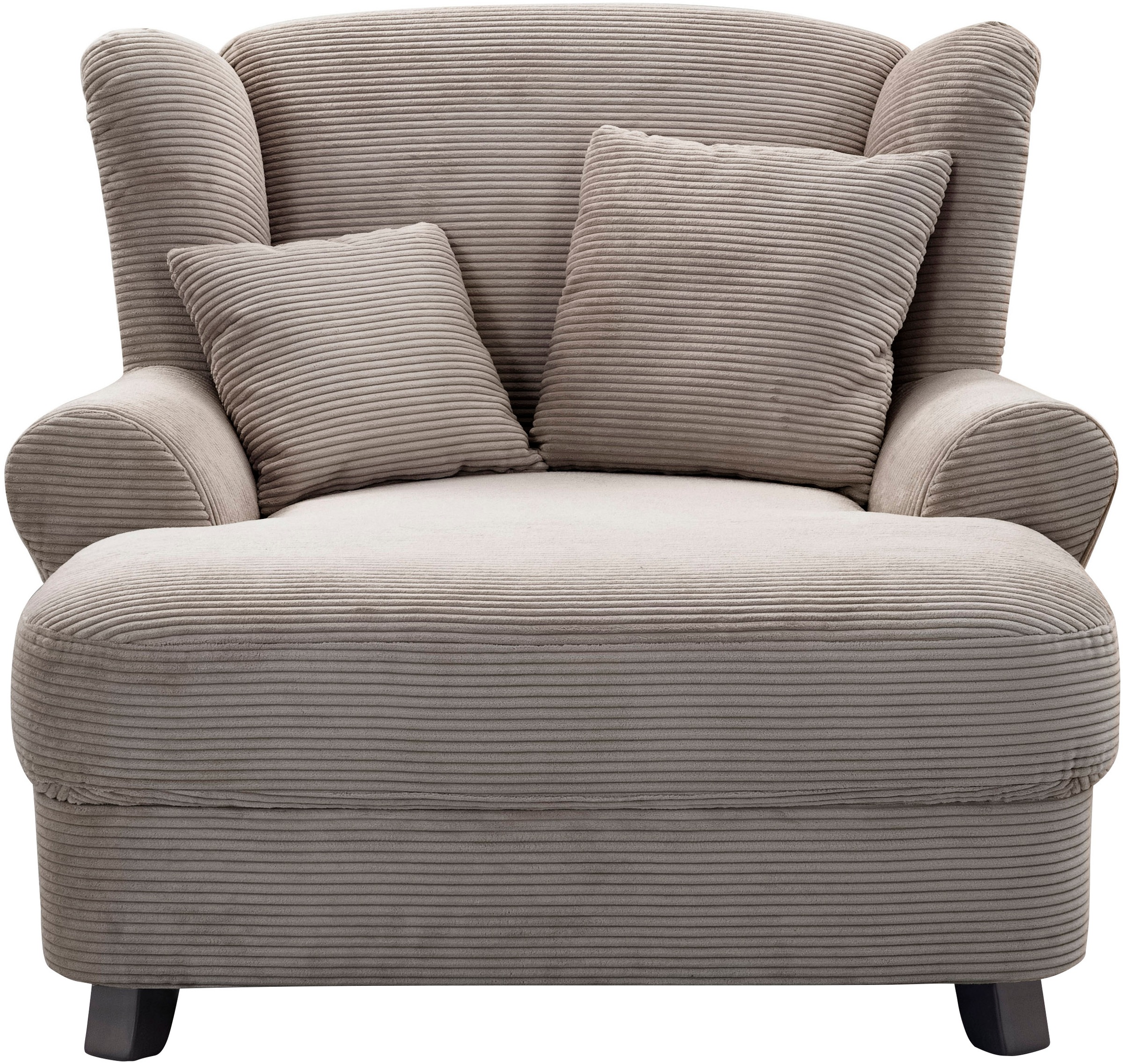 Home affaire XXL-Sessel "Oase" mit Wellenunterfederung und 2 Zierkissen günstig online kaufen