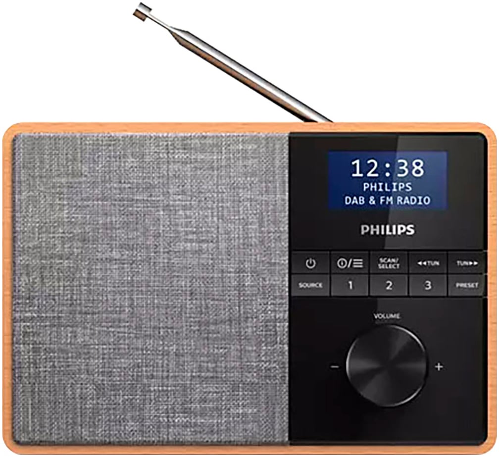 Philips Radio »TAR5505«, (Bluetooth-A2DP Bluetooth-AVRCP Bluetooth Digitalradio (DAB+)-FM-Tuner 5 W)