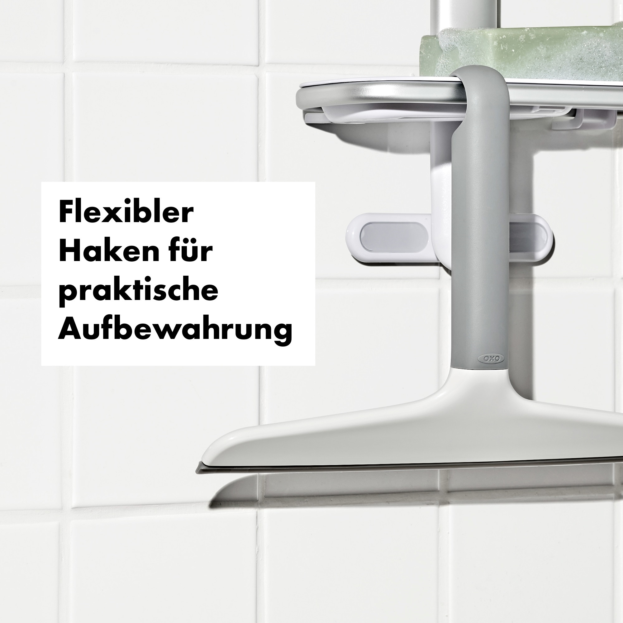 OXO Good Grips Wasserabzieher »Multifunktionaler Abzieher mit Aufhängehaken«