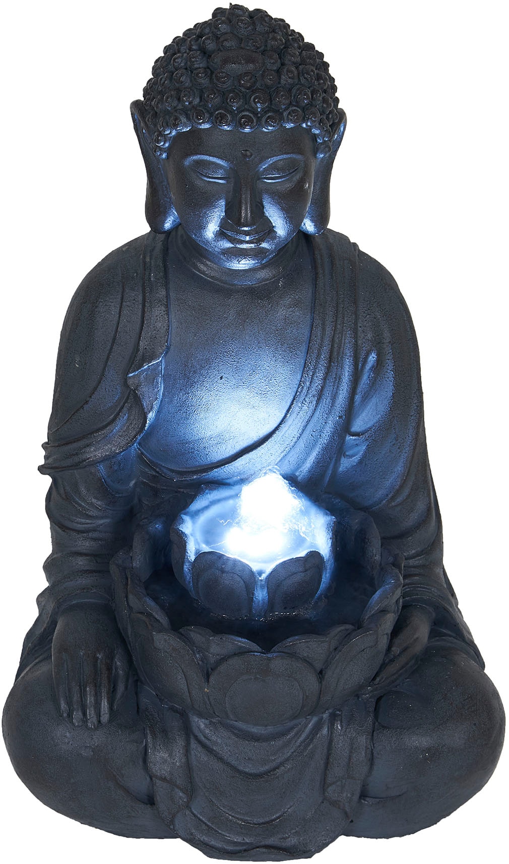 Buddhafigur »SUNGAI«, Wasserspiel mit LED