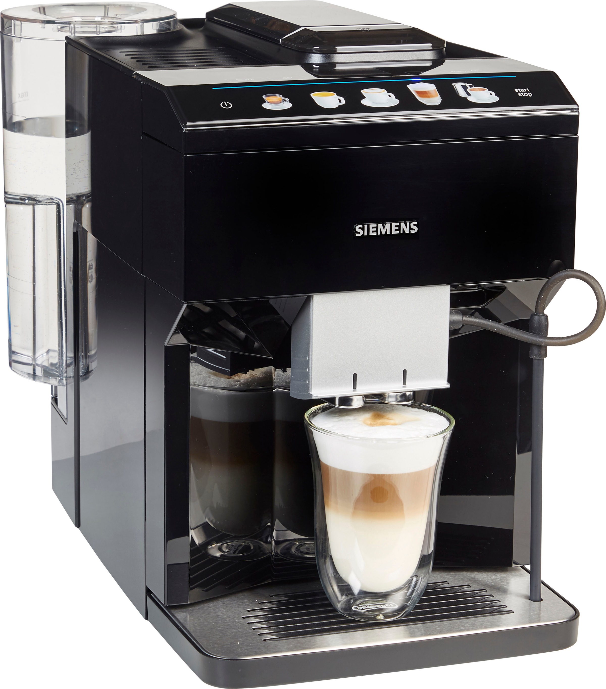 SIEMENS Kaffeevollautomat »EQ.500 classic TP503D09«, 2 Tassen gleichzeitig, flexible Milchlösung, inkl. BRITA Wasserfilter