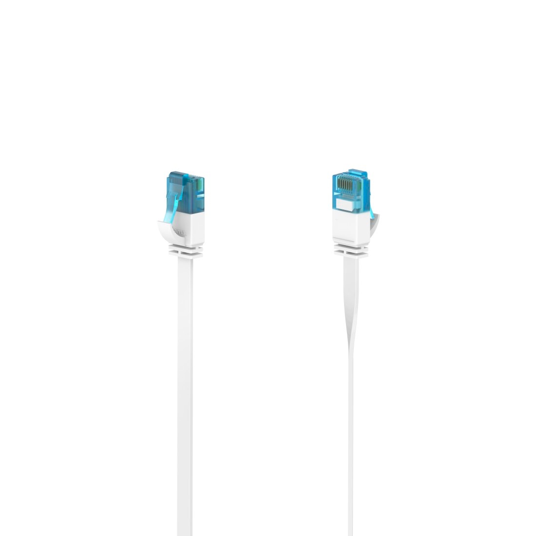 Hama Netzwerkkabel »Netzwerkkabel, CAT-6a, 10 Gbit/s, U/UTP, flach, 15,00 m« 1.500 cm Knickschutz gegen Kabelbruch, 15 Meter