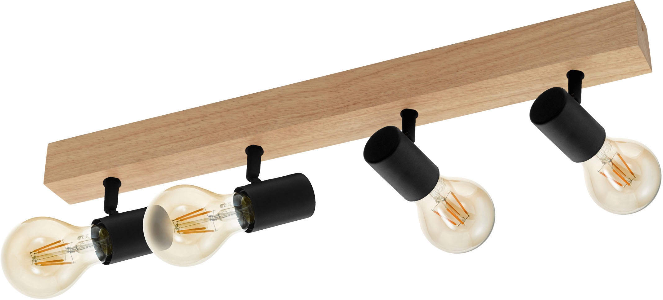 EGLO Deckenspot »TOWNSHEND 3«, 4 flammig, Leuchtmittel E27   Leuchtmittel w günstig online kaufen