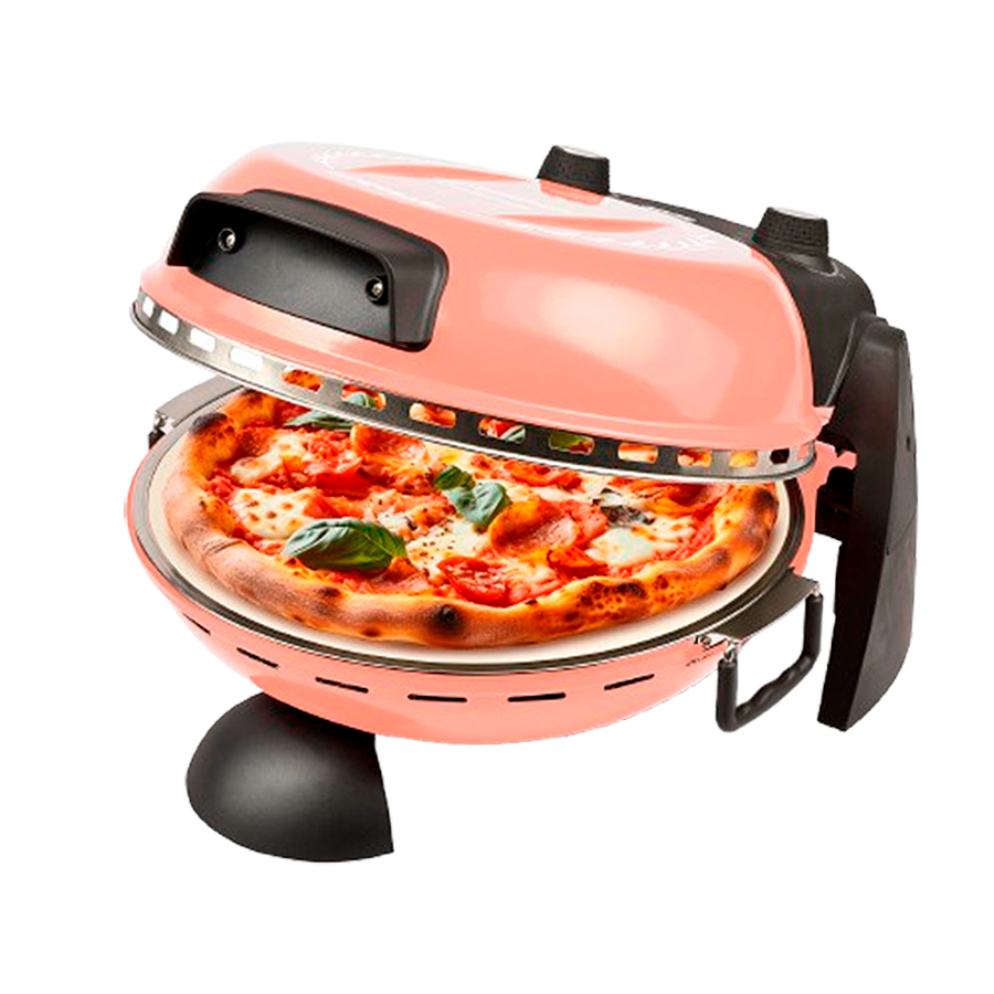 G3Ferrari Pizzaofen »G3Ferrari Delizia G1017715 coral passion - Special Edition«, bis 400°C mit feuerfestem Wende-Pizzastein