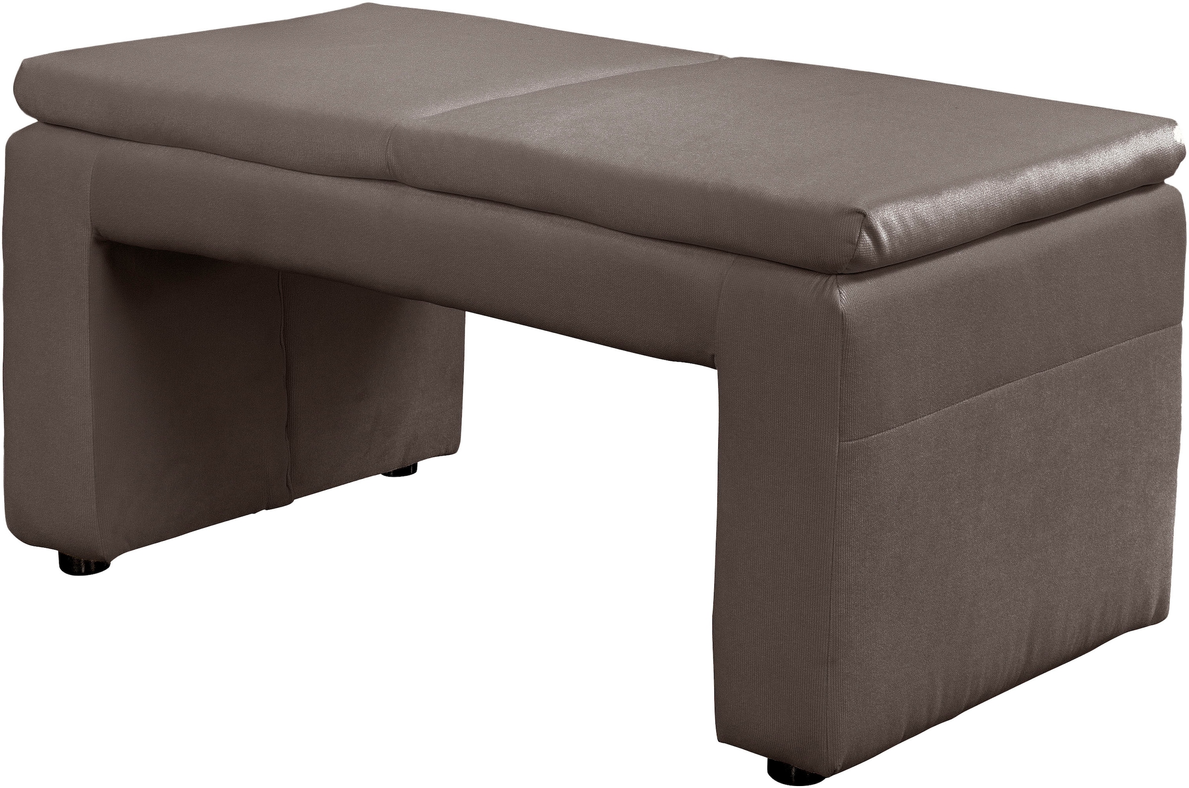 exxpo - sofa fashion Hockerbank »Cortado« hohe Bodenfreiheit, schöne Detailverarbeitung