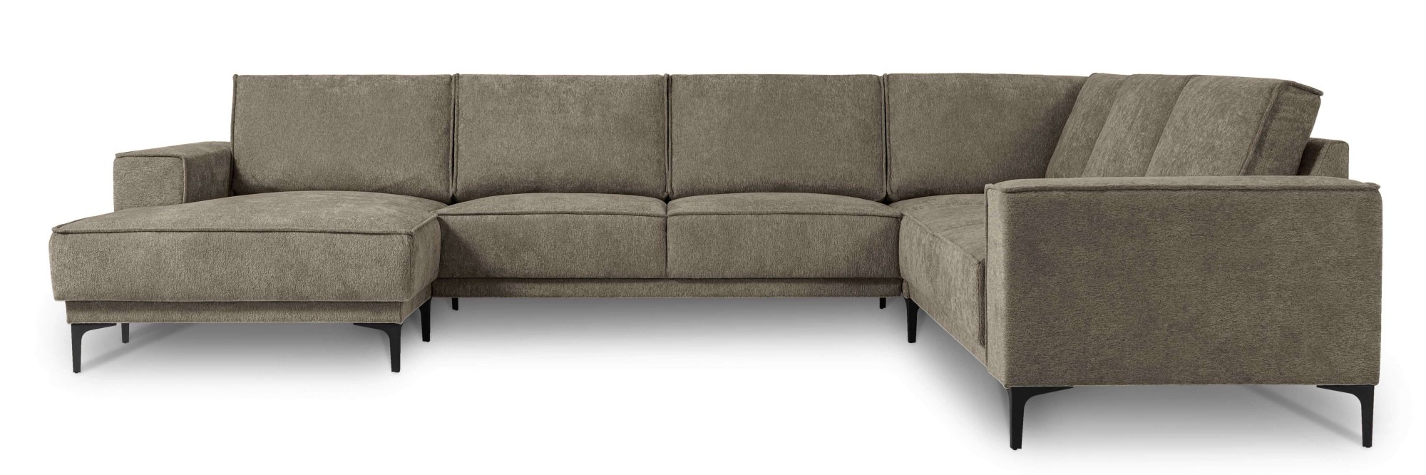 Places of Style Wohnlandschaft »XXL Sofa Oland, Struktur, Flachgewebe, Luxu günstig online kaufen