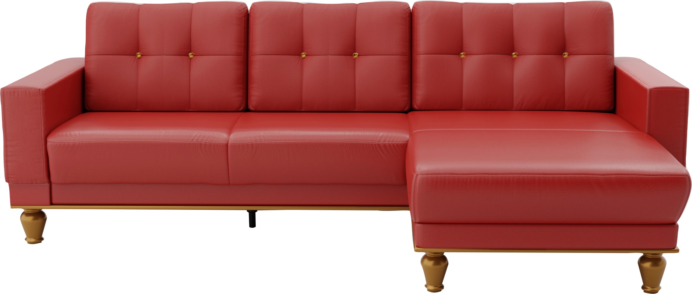 sit&more Ecksofa »Orient 5 L-Form«, mit Strass-Stein, wahlweise mit Bettfunktion und Bettkasten