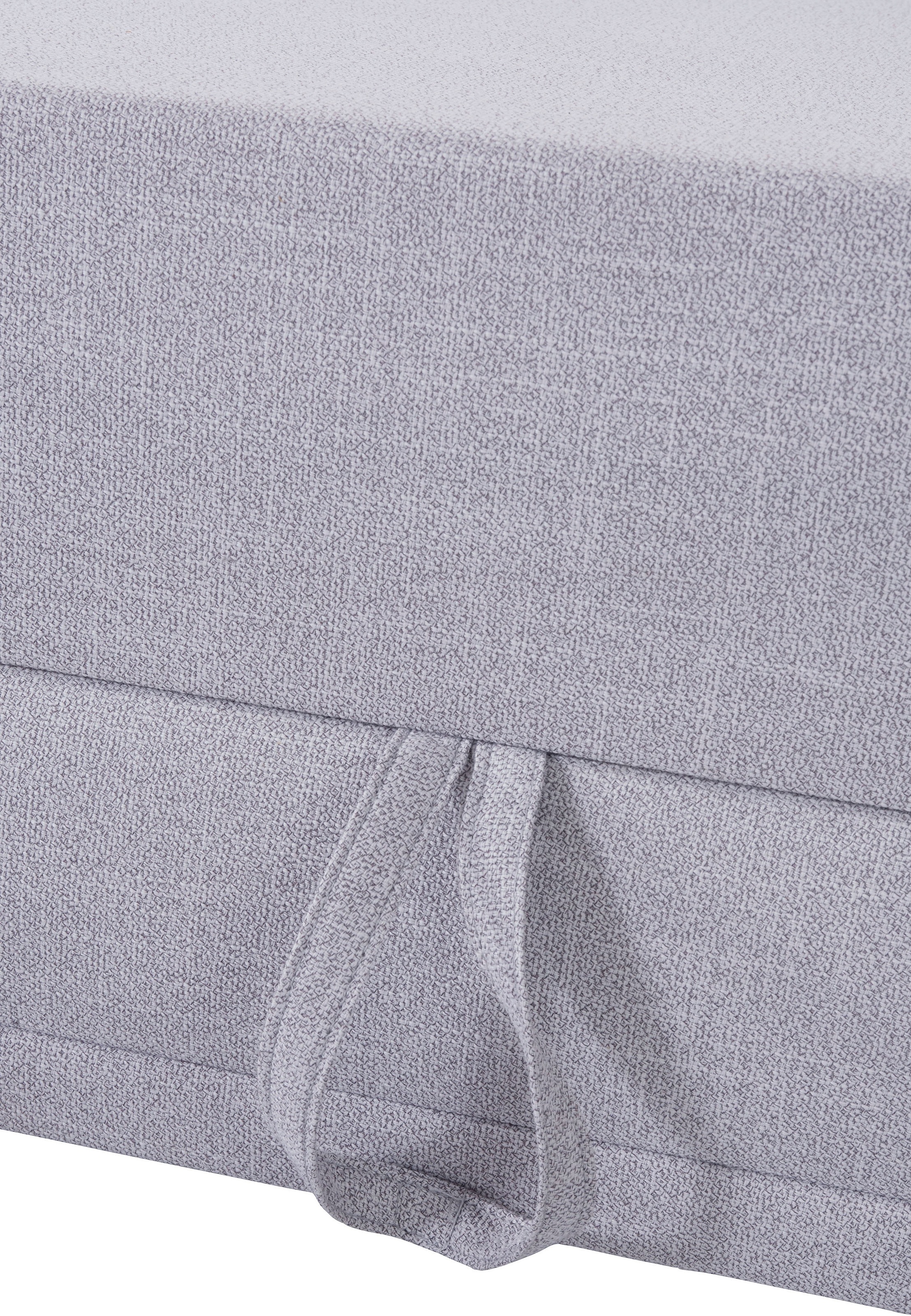 sit&more Ecksofa »Clio L-Form«, wahlweise mit Bettfunktion und Bettkasten, inklusive Federkern