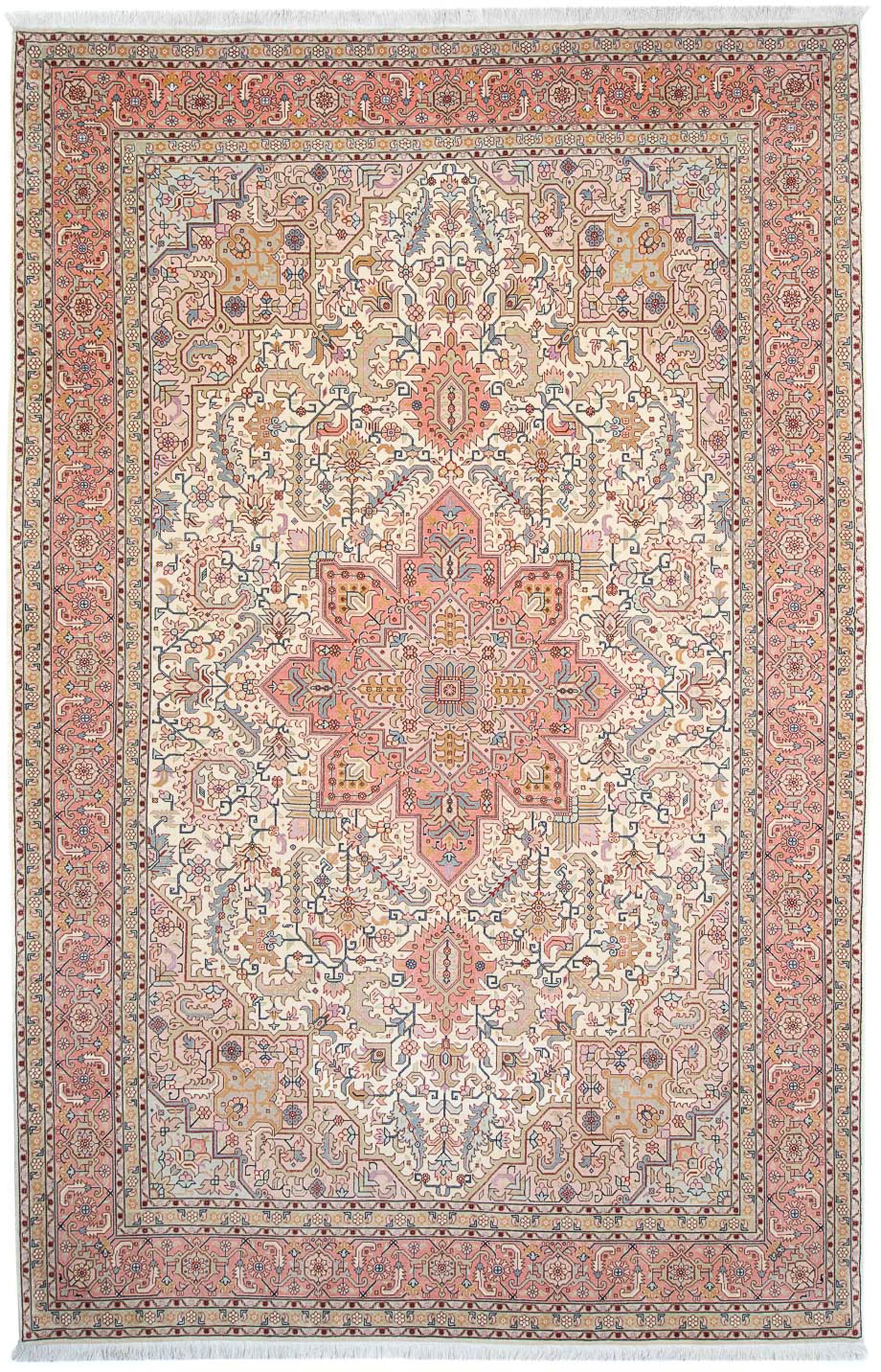 morgenland Orientteppich »Perser - Täbriz - Royal - 323 x 200 cm - beige«, günstig online kaufen