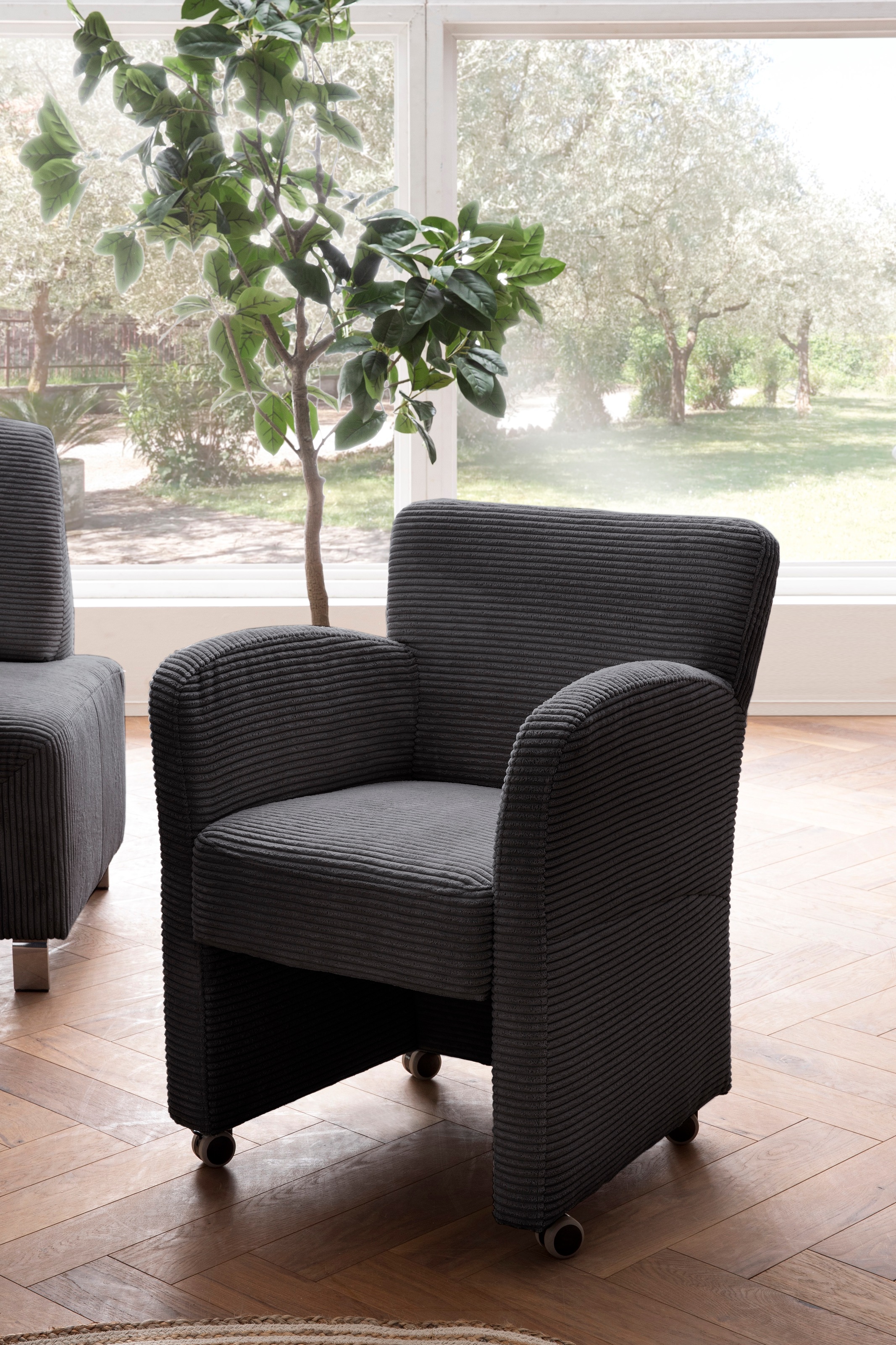 exxpo - sofa fashion Sessel »Intenso, Loungesessel, modern, wahlweise in Le günstig online kaufen